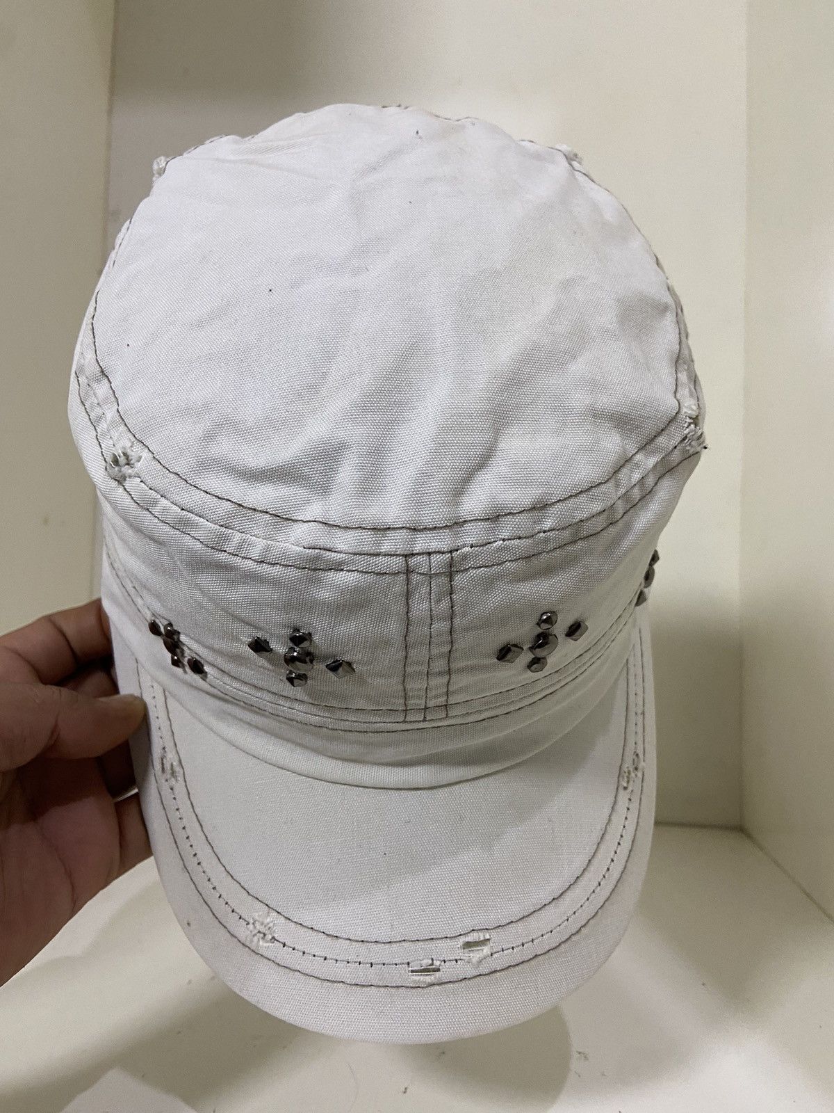 Japanese Brand Vintage Y2K chunglim denim patrol hat Size ONE SIZE - 5 Thumbnail