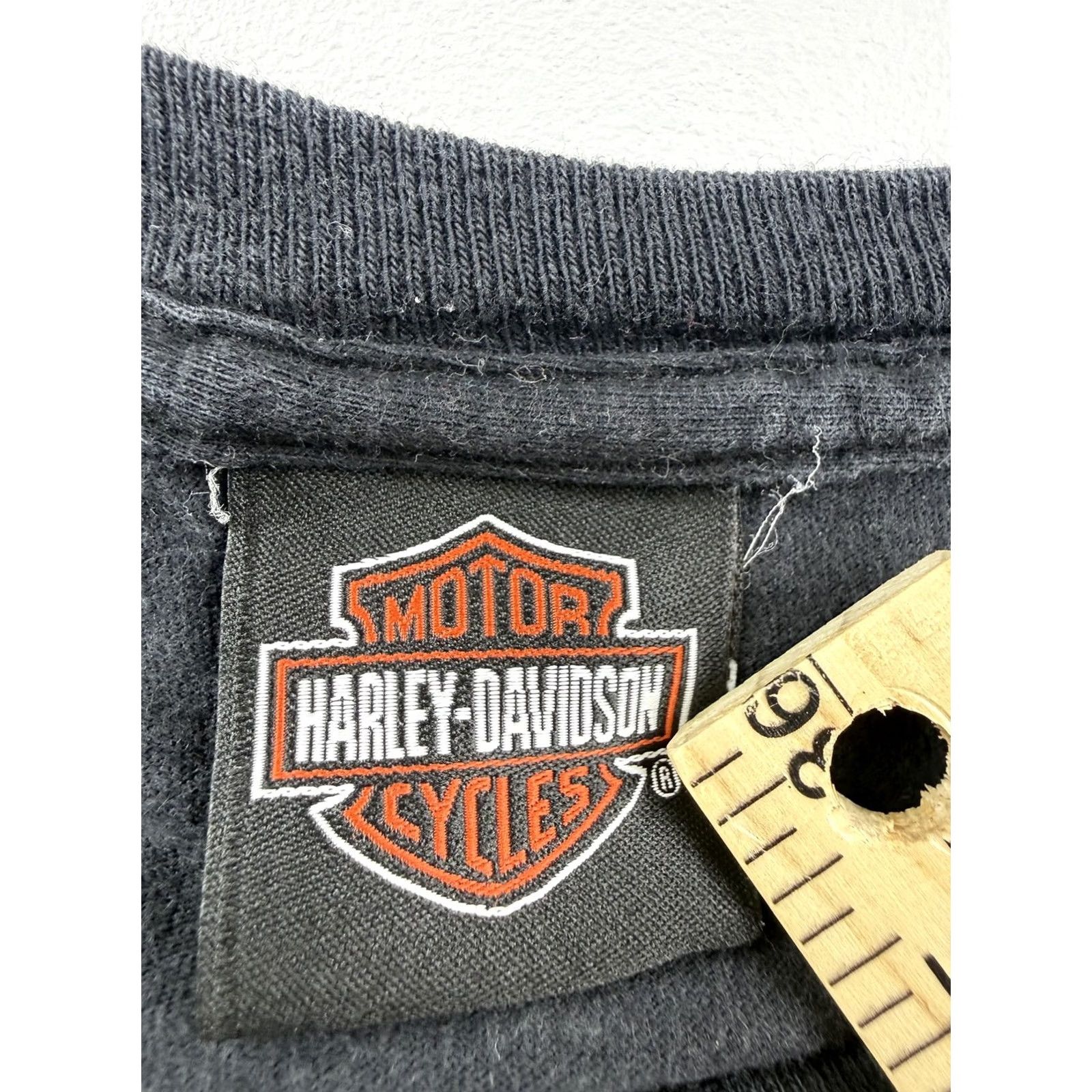 Harley Davidson Harley-Davidson Shirt Mens Medium Black Harley Rebel Graphic Tee Speedway Biker Size US M / EU 48-50 / 2 - 4 Thumbnail