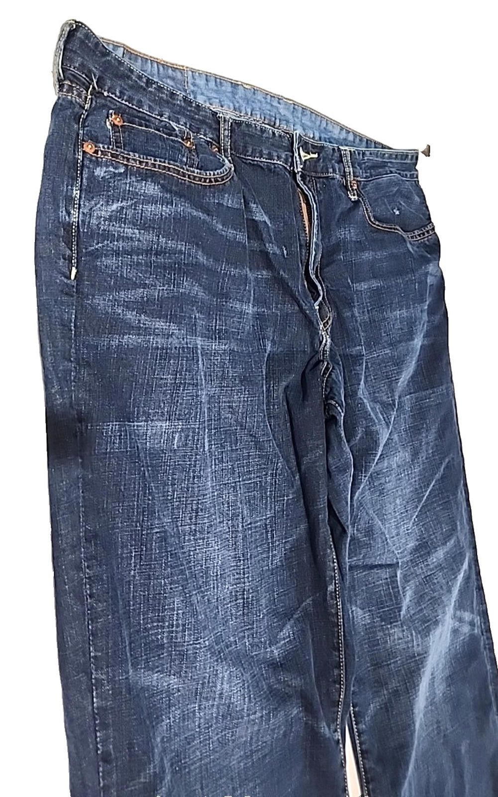 Lucky Brand Lucky Brand Mens Jeans Actual 36Wx31L Blue Relaxed LB2 Size US 36 / EU 52 - 2 Thumbnail