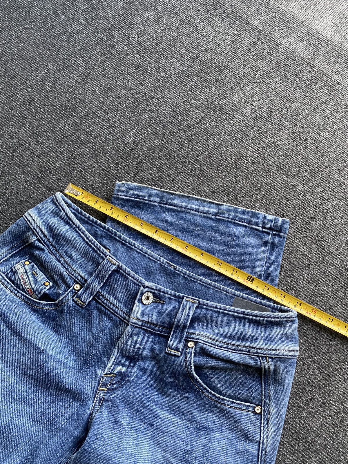 Diesel 🔥Opium Punk Diesel Blue Jeans Bootcut goth emo alt 29 Size 29" - 10 Thumbnail