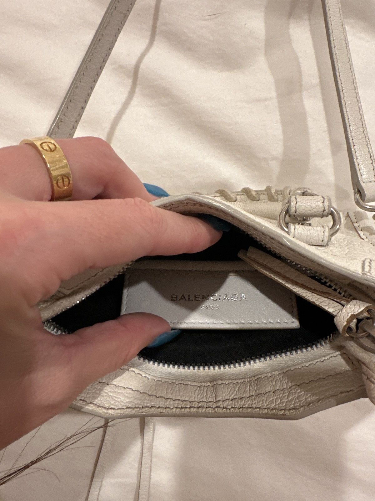 Balenciaga mini white balenciaga bag Size ONE SIZE - 4 Thumbnail