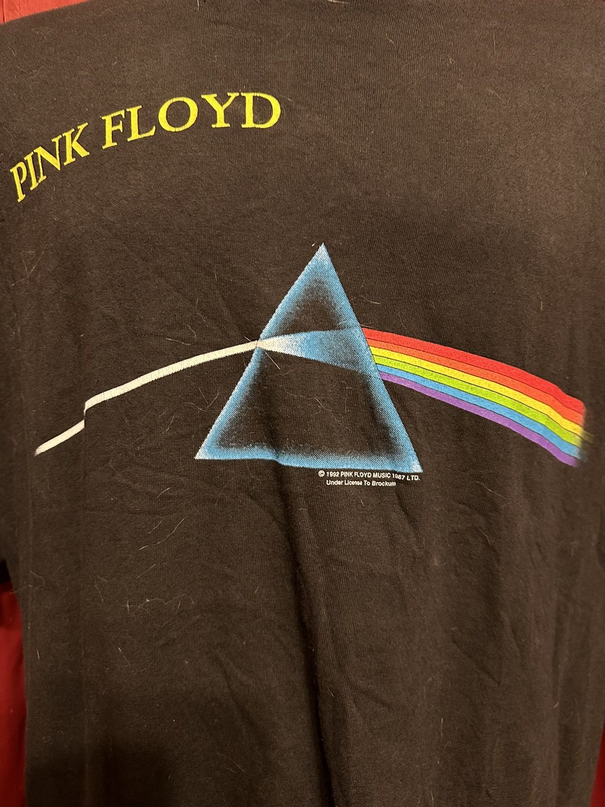 Pink Floyd Vintage Pink Floyd Tshirt 90’s Dark Side of The Moon Grail Size US XXL / EU 58 / 5 - 4 Thumbnail