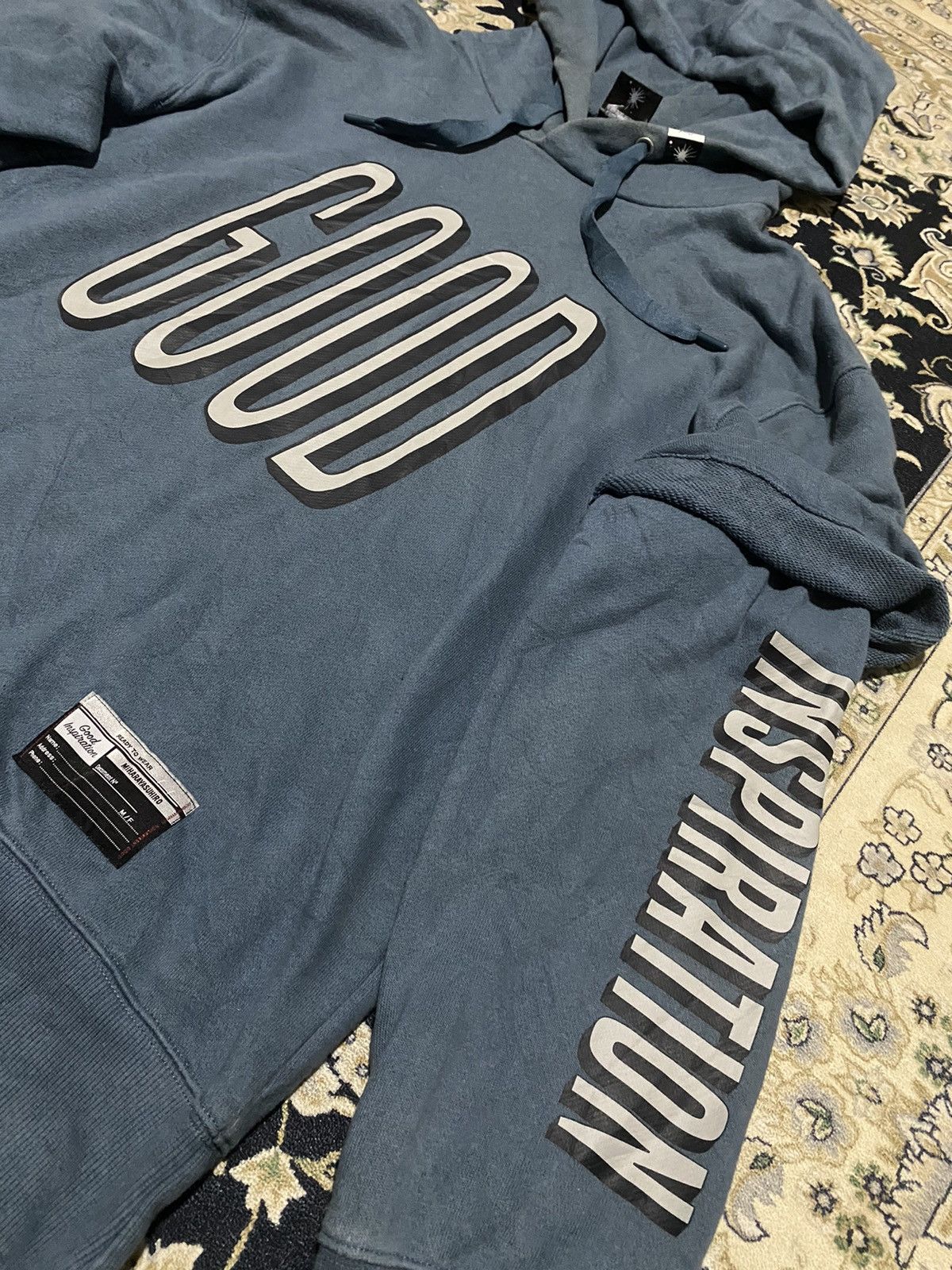Japanese Brand × Maison MIHARA YASUHIRO Miharayasuhiro x Good Inspiration L/S Hoodie Big Spellout Size US L / EU 52-54 / 3 - 4 Thumbnail