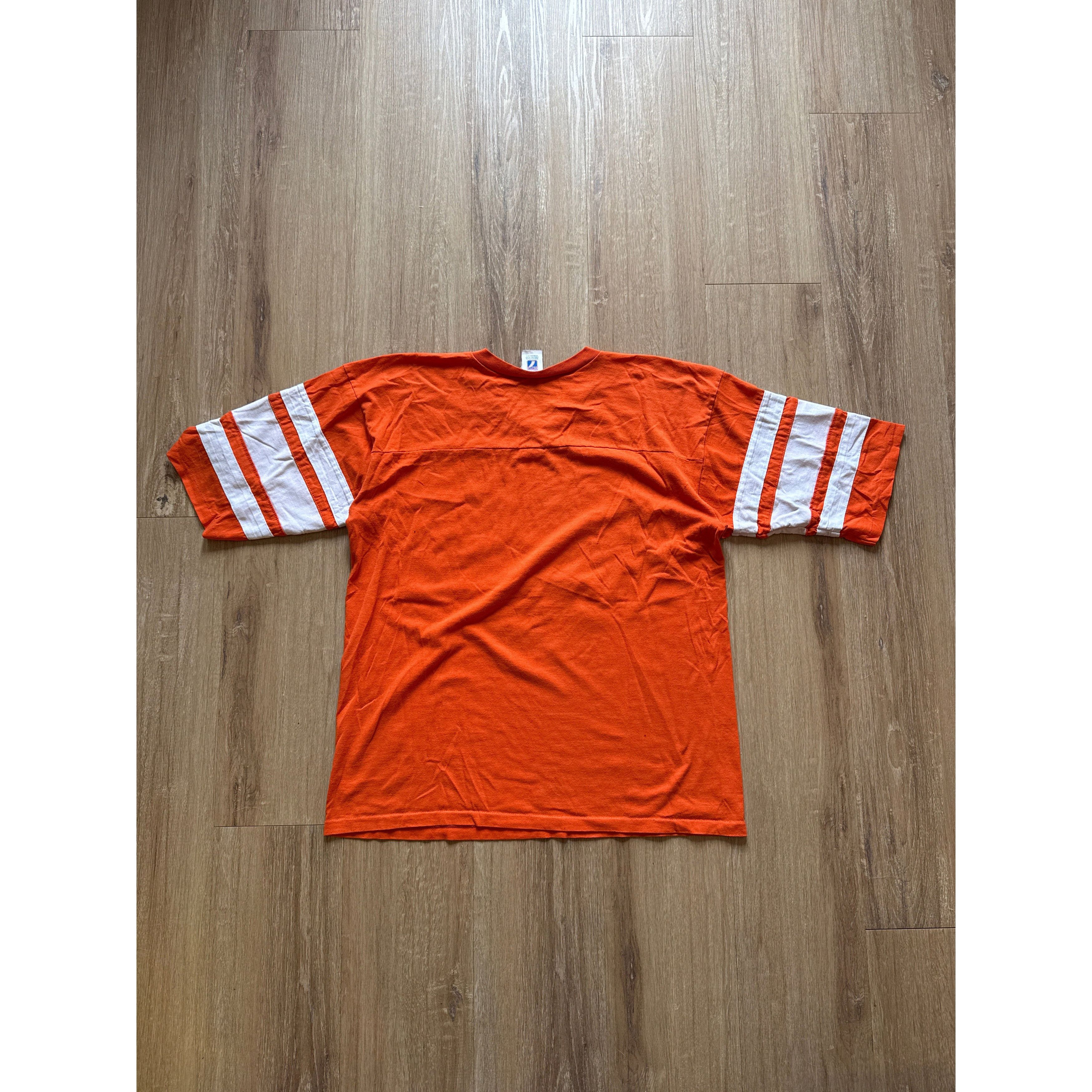 Logo 7 Vintage Logo 7 University Of Clemson Tigers Jersey Tee Size US XL / EU 56 / 4 - 4 Thumbnail
