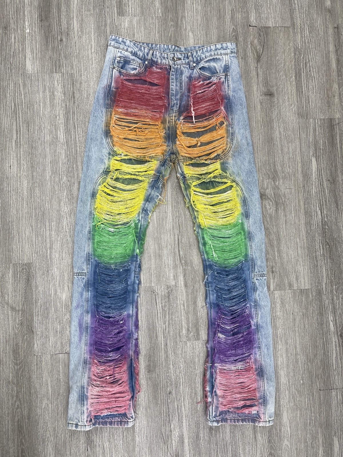 Who Decides War Who Decides War jeans (Rainbow) Size US 34 / EU 50 - 1 Thumbnail