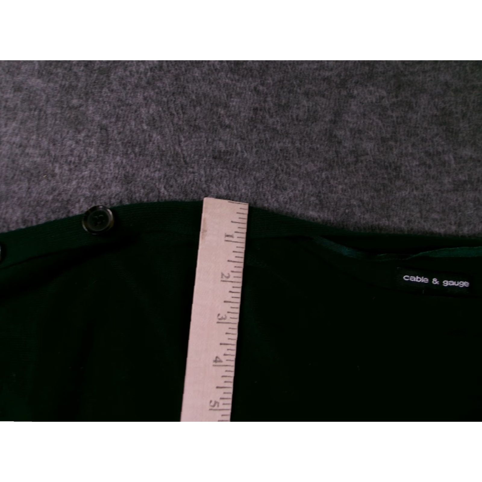 Vintage Cable & Gauge Forest Green Knit Top Women Boat Neck Dolman 3/4 Sleeve Button Shoulder S Blouse Vintage No Size S / US 4 / IT 40 - 4 Thumbnail