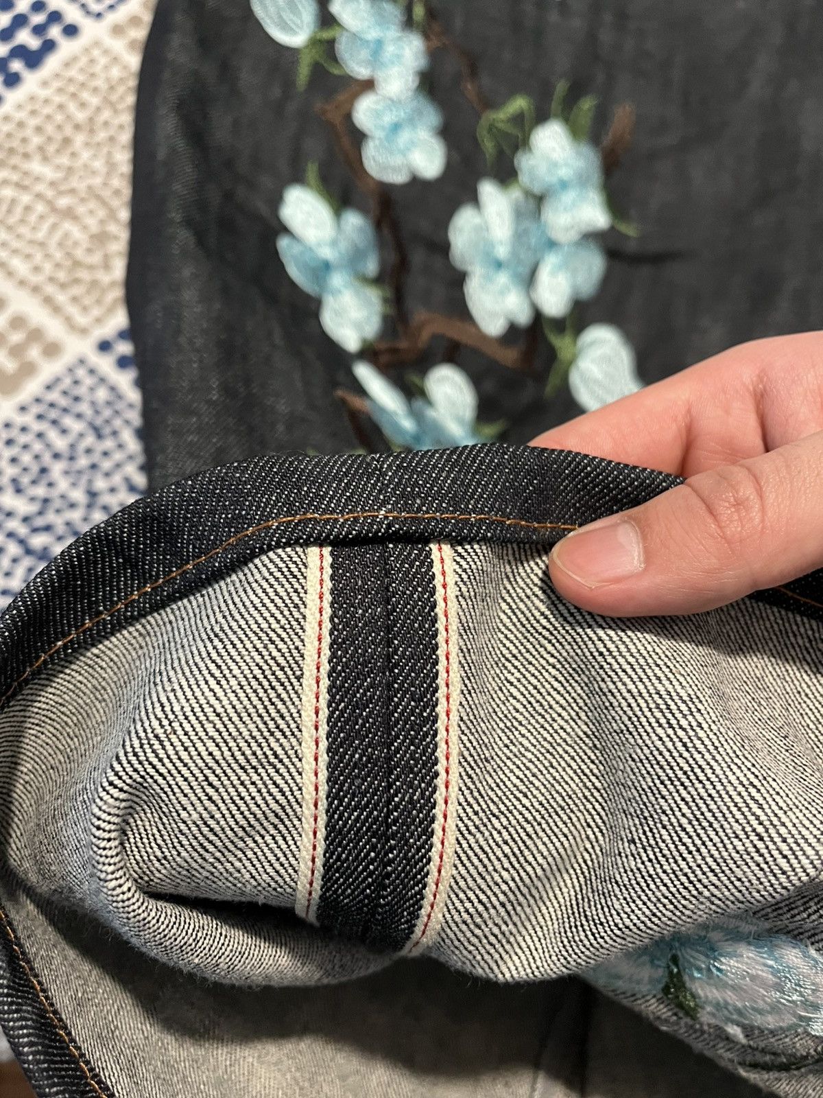 Other Blue blossom Japanese selvedge Denim Size US 32 / EU 48 - 3 Thumbnail