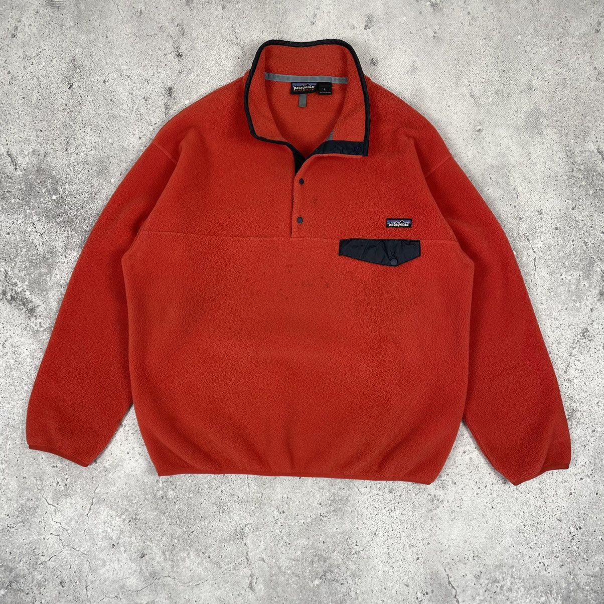 Patagonia synchilla oxide red deals