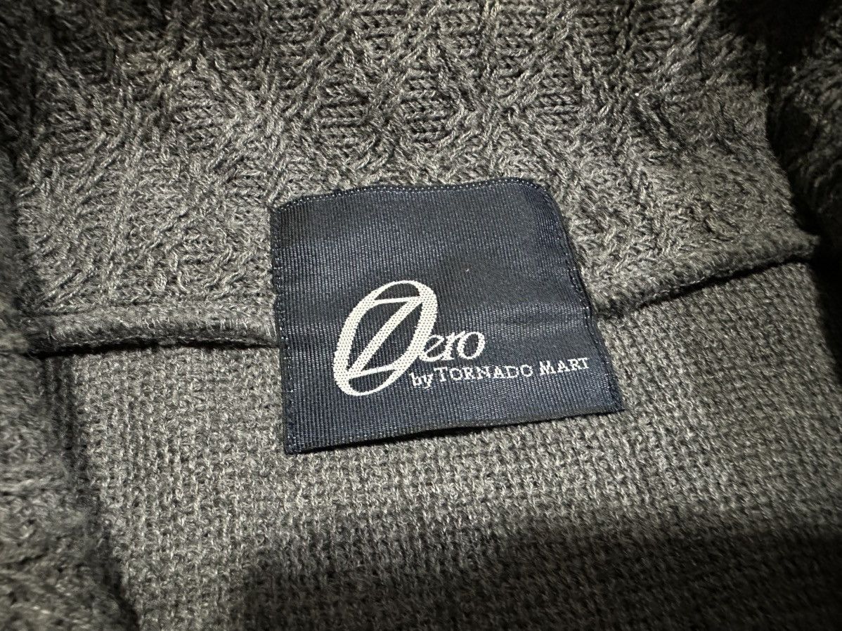 If Six Was Nine × Japanese Brand × Tornado Mart 🔥Y2K Archived Tornado Mart Cable Knit Snap Button Belt Shirt Size US L / EU 52-54 / 3 - 13 Thumbnail