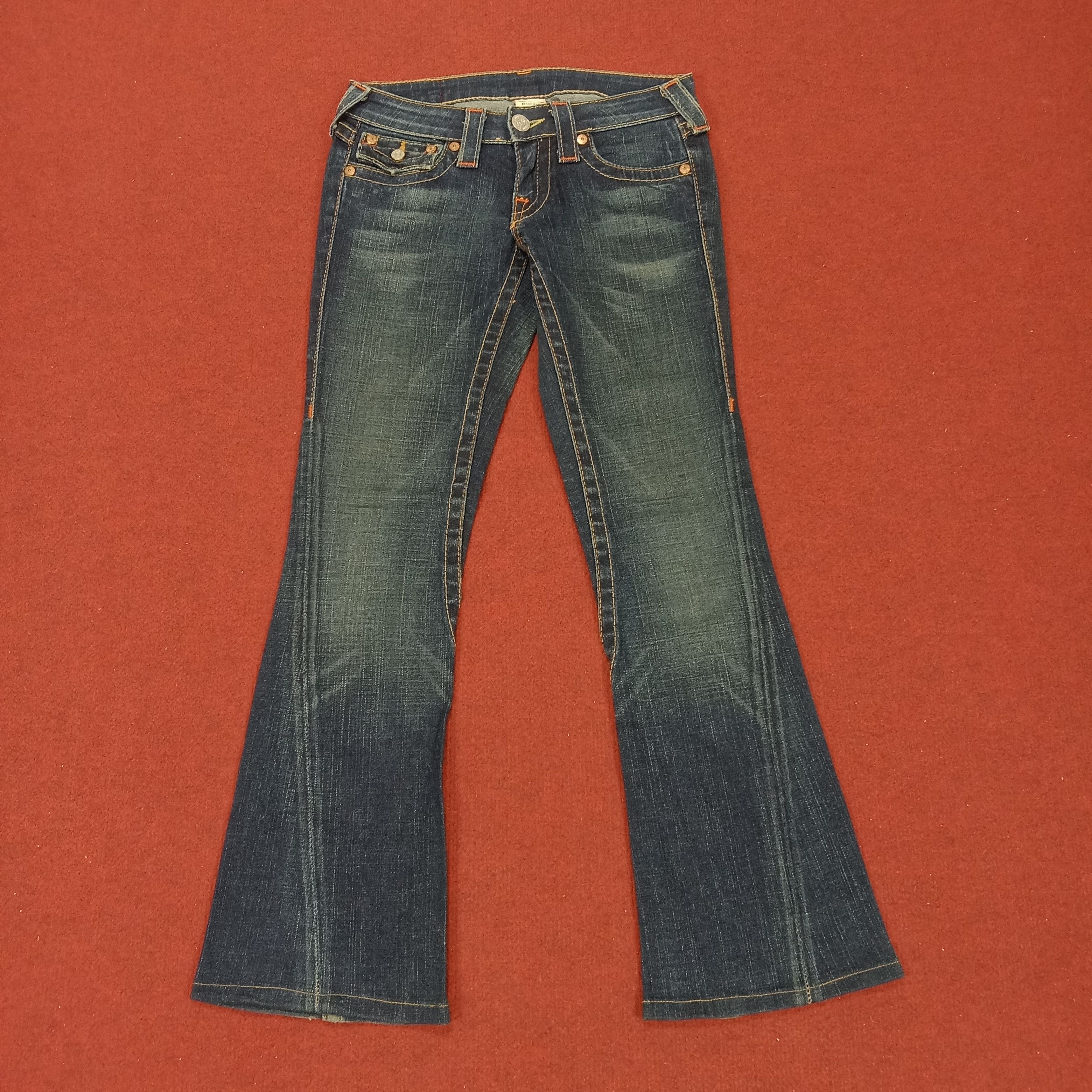 Vintage True Religion Fashion Style Streetwear Bootcut Jeans Size 27" / US 4 / IT 40 - 4 Thumbnail