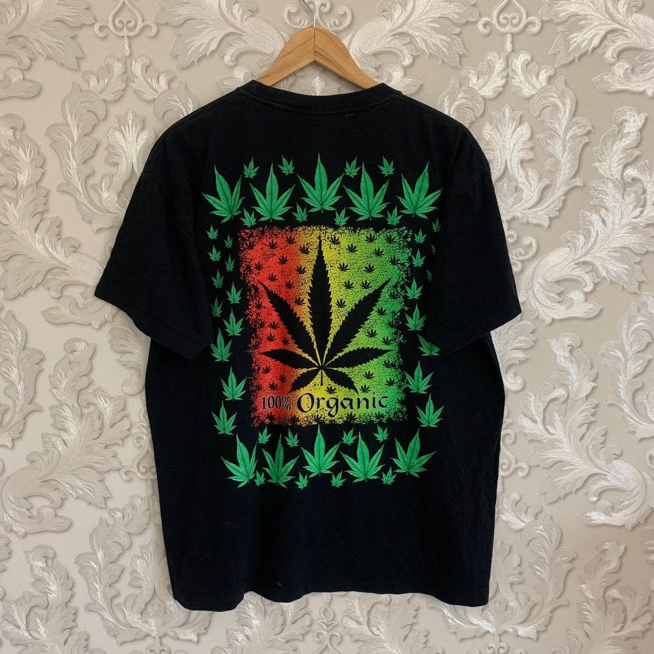 Vintage 🇺🇸 Vintage Y2K Marijuana Cannabis T-Shirt Rare Retro Hype Size US XL / EU 56 / 4 - 2 Thumbnail