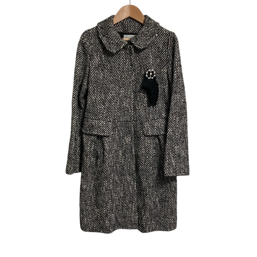 Lanvin Lanvin LANVIN en Bleu Corsage Tweed Coat Cotton Outerwear DUTY FREE for USA Size ONE SIZE - 1 Thumbnail
