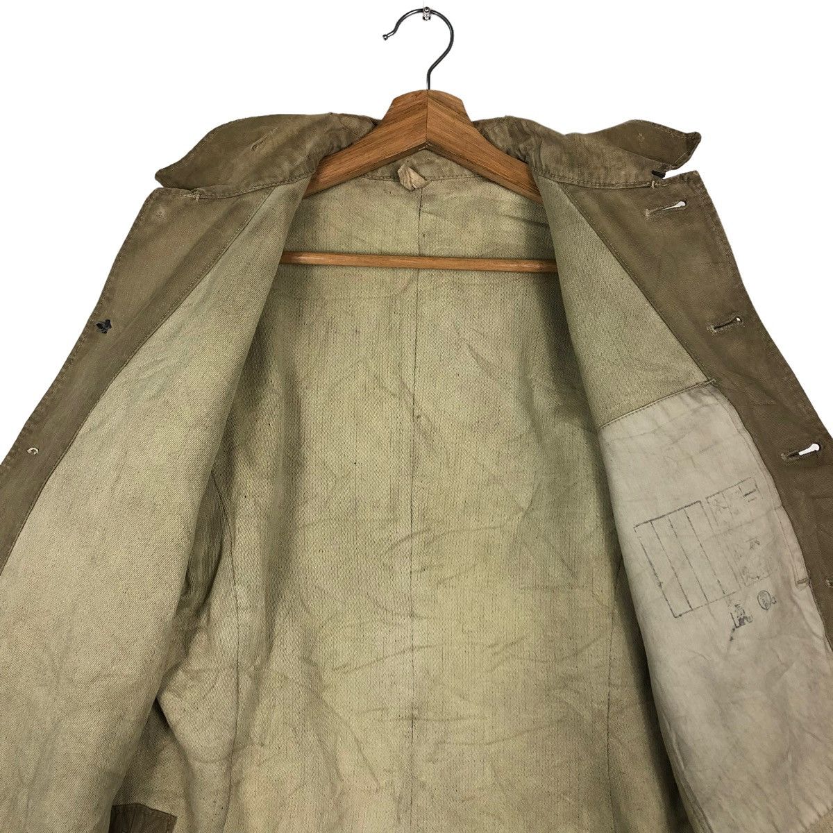 Vintage 🔥TRUE VINTAGE 1940’s CHORE MILITARY JACKET MULTI POCKET Size US M / EU 48-50 / 2 - 14 Thumbnail