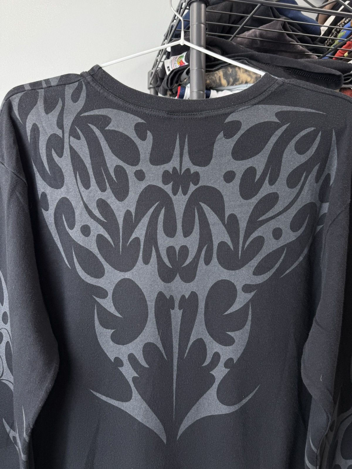 Vintage Y2K Vintage Anarchy Gothic Vikings Nord Symbols Longsleeve Size US L / EU 52-54 / 3 - 10 Thumbnail