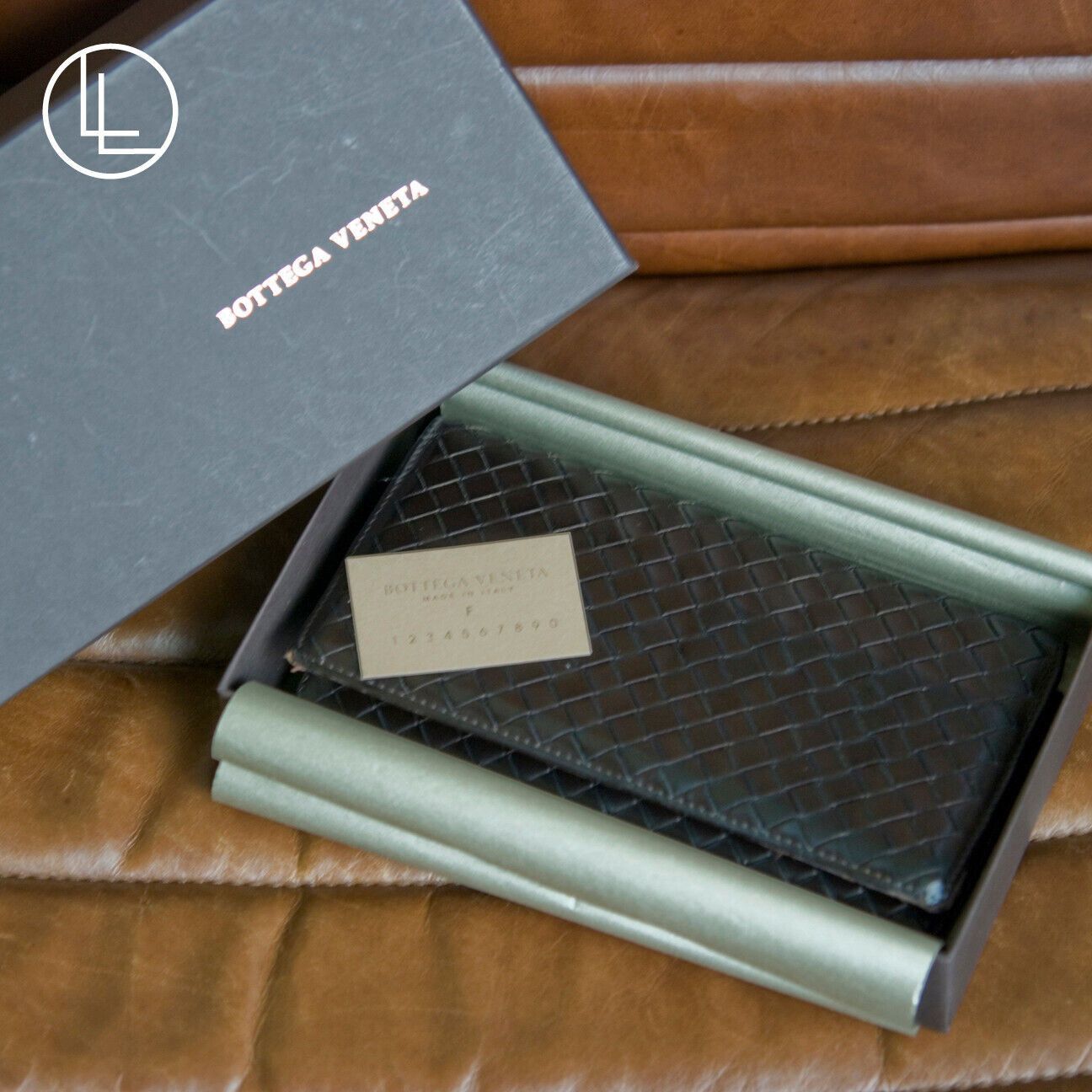 Bottega Veneta BOTTEGA VENETA Intrecciato Leather Bifold Long Wallet Size ONE SIZE - 1 Thumbnail