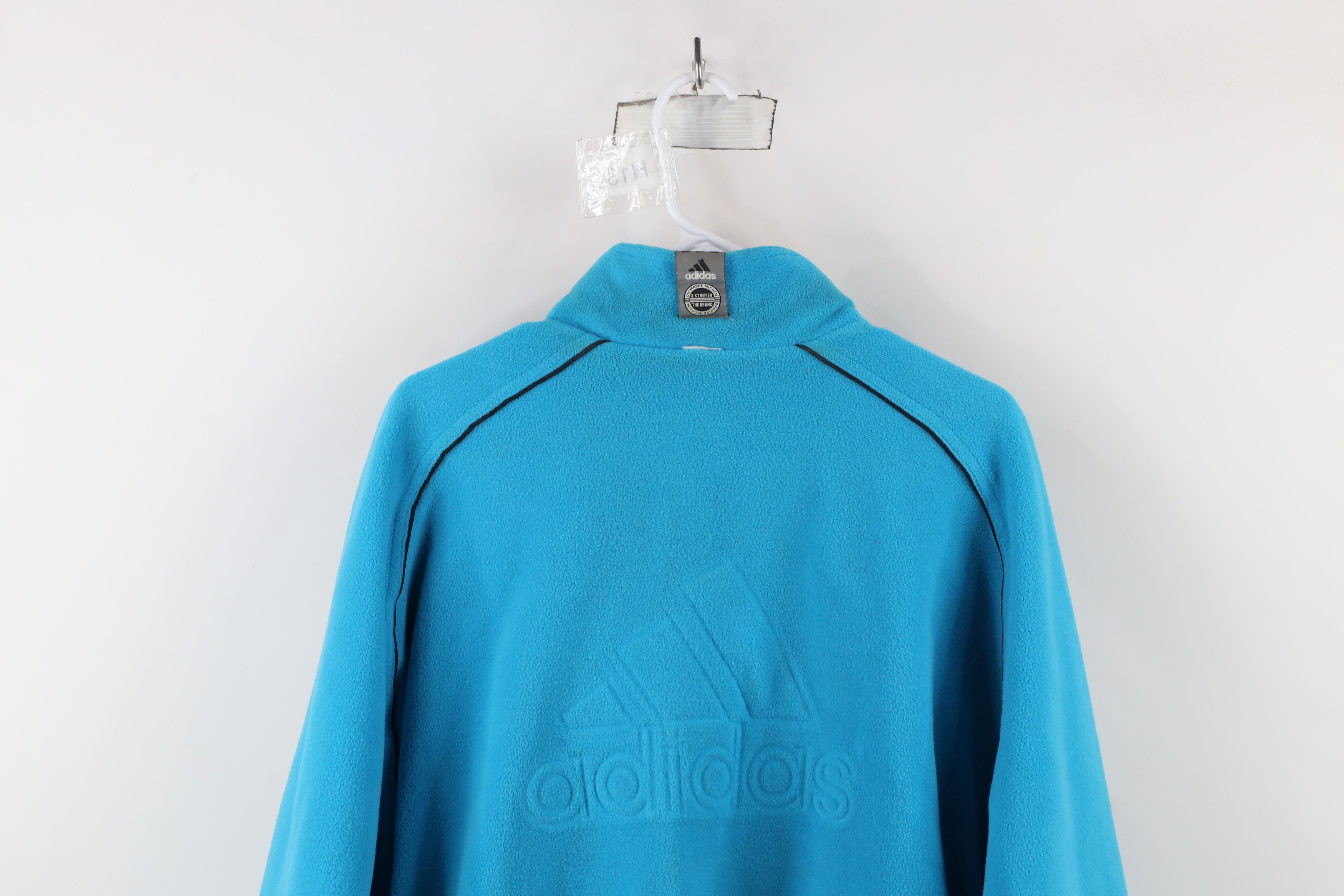 Adidas × Vintage Vintage 90s Adidas Reversible Full Zip Bomber Jacket Size US M / EU 48-50 / 2 - 19 Thumbnail