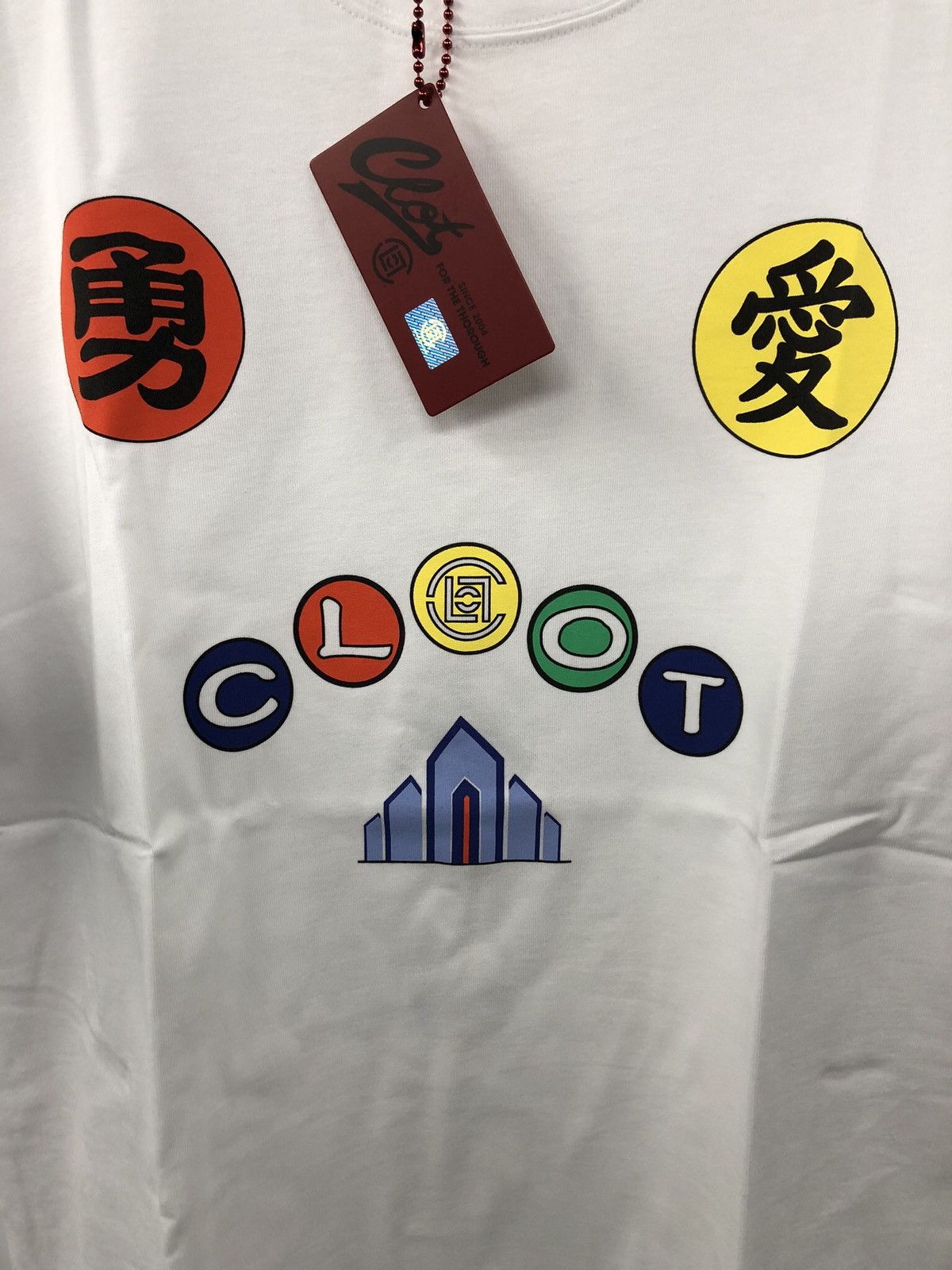 Dover Street Market CLOT x DSM Insignia Fearless Logo White T-Shirt Small Size US S / EU 44-46 / 1 - 3 Thumbnail