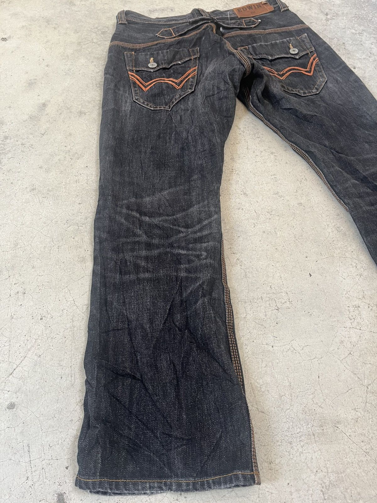 Edwin Edwin Flare Distressed Clawmark faded Vintage Pants Size US 34 / EU 50 - 6 Thumbnail