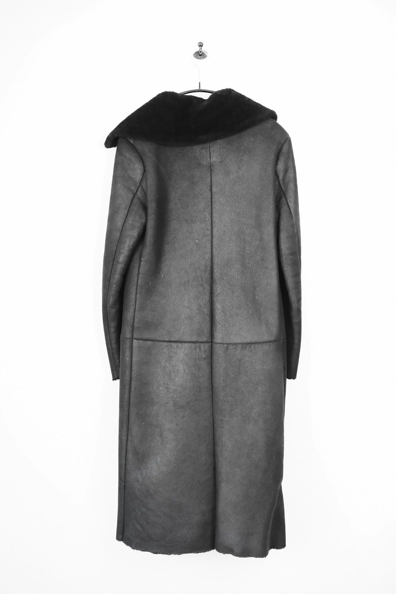 Yohji Yamamoto Yohji Yamamoto 04AW Archive Oversized Shearling Coat Size L / US 10 / IT 46 - 8 Thumbnail