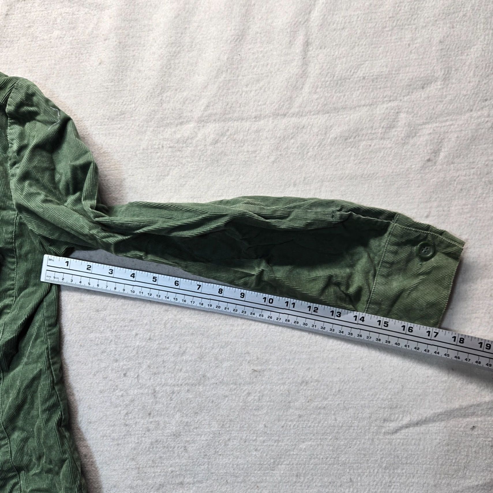 Vintage JH Collectibles Solid Green Jacket Women's Adult Medium M Size Coat Button Up Outdoor Winter Mens Women Girls Size M / US 6-8 / IT 42-44 - 5 Thumbnail