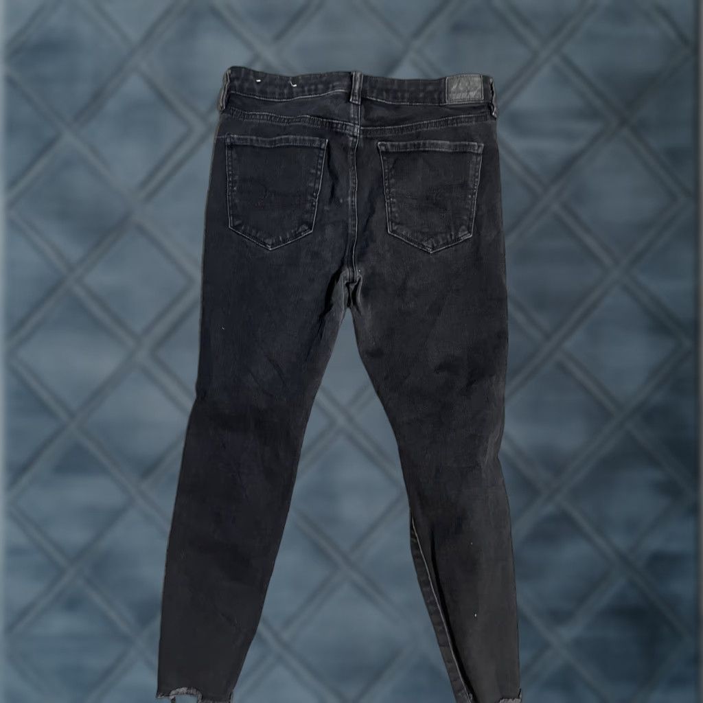 American Eagle Outfitters American Eagle Women Pants Size 8 Short Black Next Level Stretch Hi-Rise Jegging Size 30" / US 8 / IT 44 - 1 Thumbnail