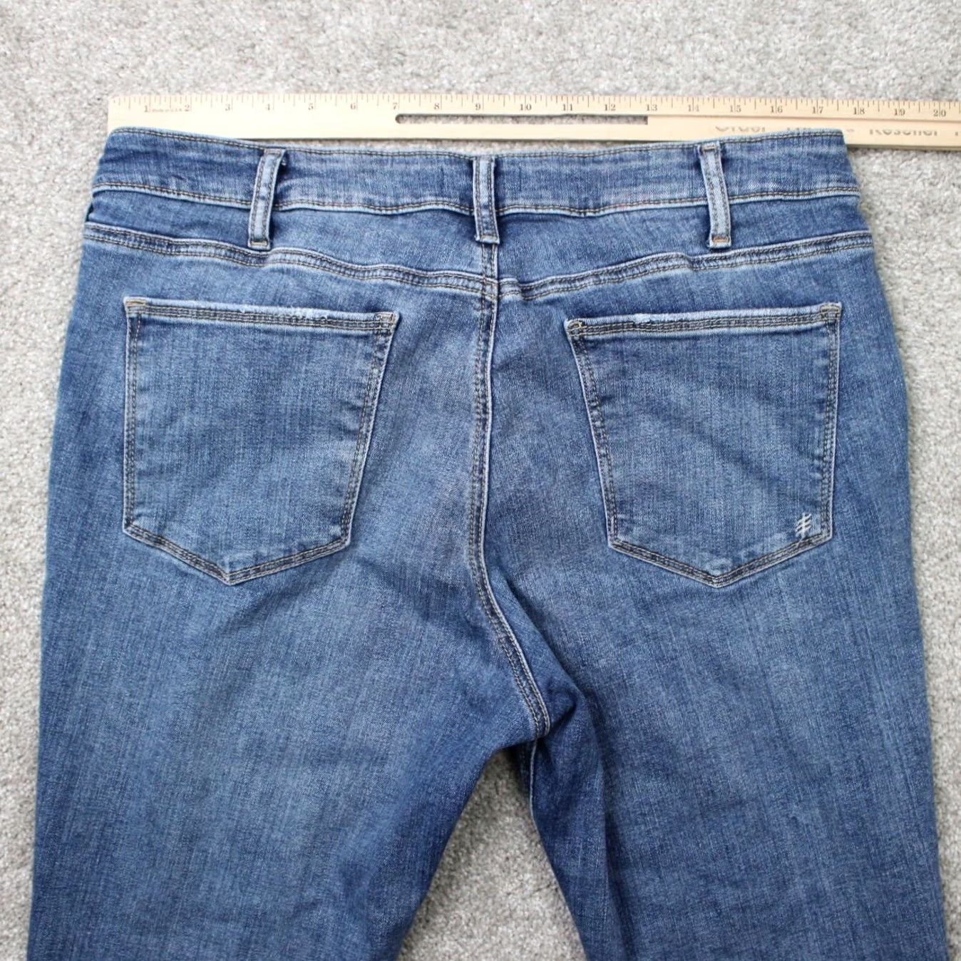 Silver Jeans Co. Silver Jeans Suki Womens 18W x 29" Blue Skinny 5-Pocket Denim Jeans Mid Rise Stretch Size 40" / US 18 - 6 Thumbnail