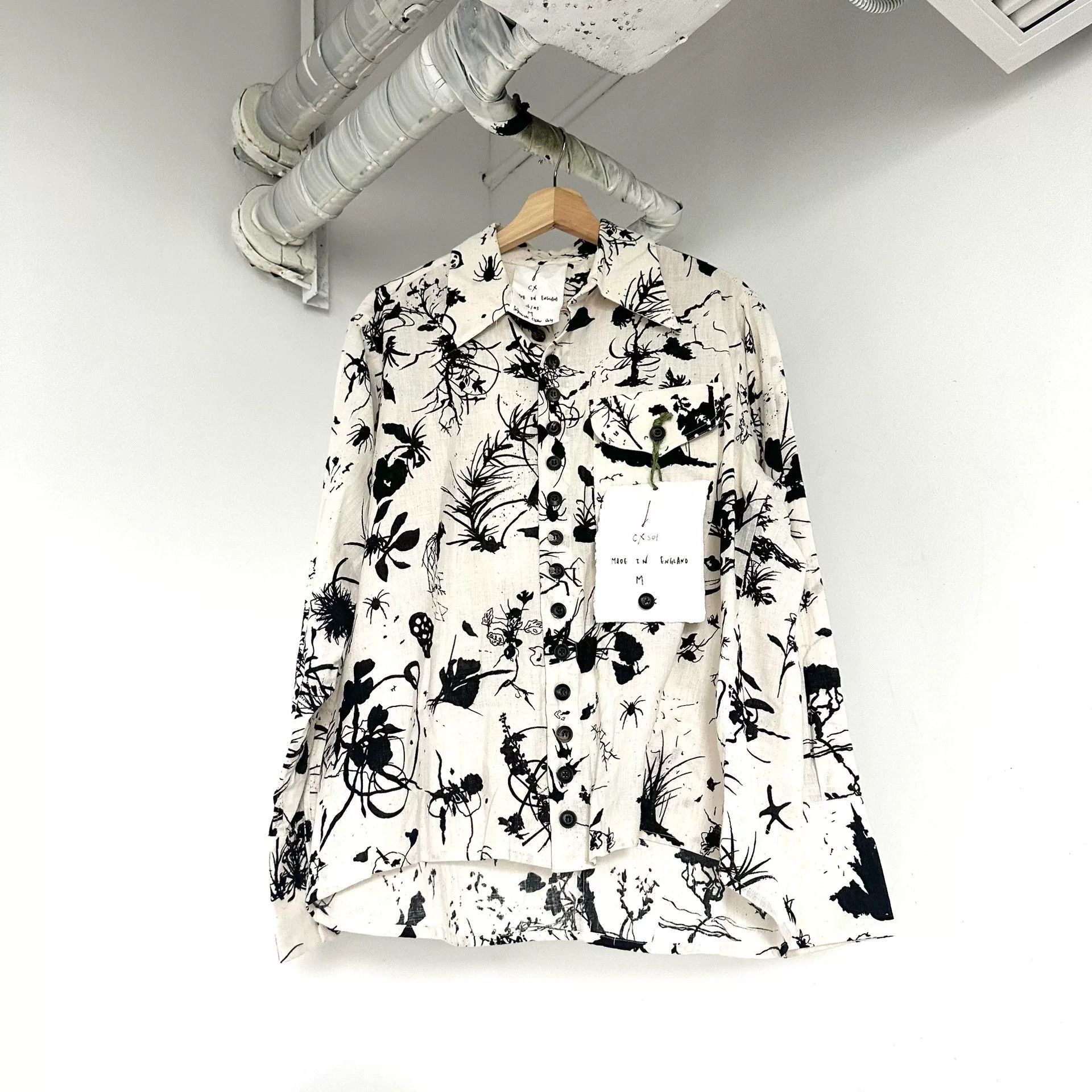John Alexander Skelton C IX Black Stripe Clink Shirt | Grailed
