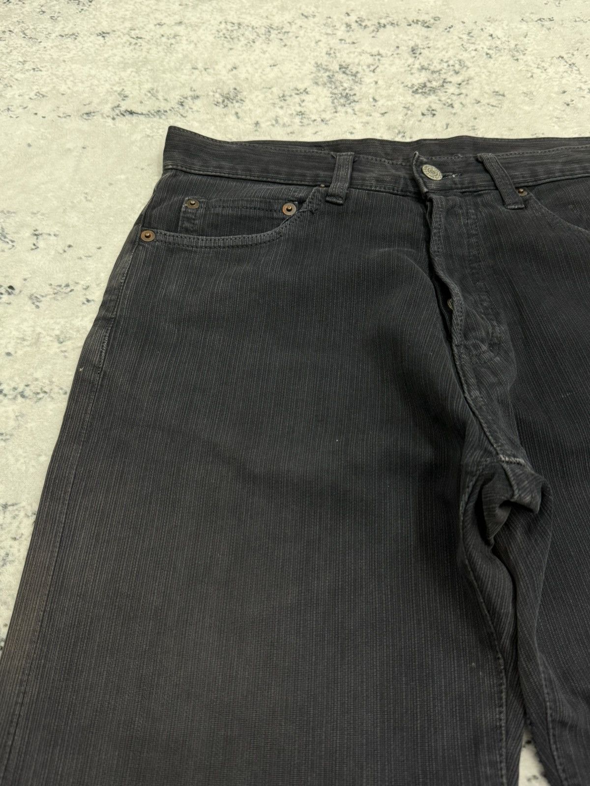 Studio D'Artisan Vintage STUDIO DARTISAN Striped Distressed Faded Release Hem Size US 29 - 4 Thumbnail