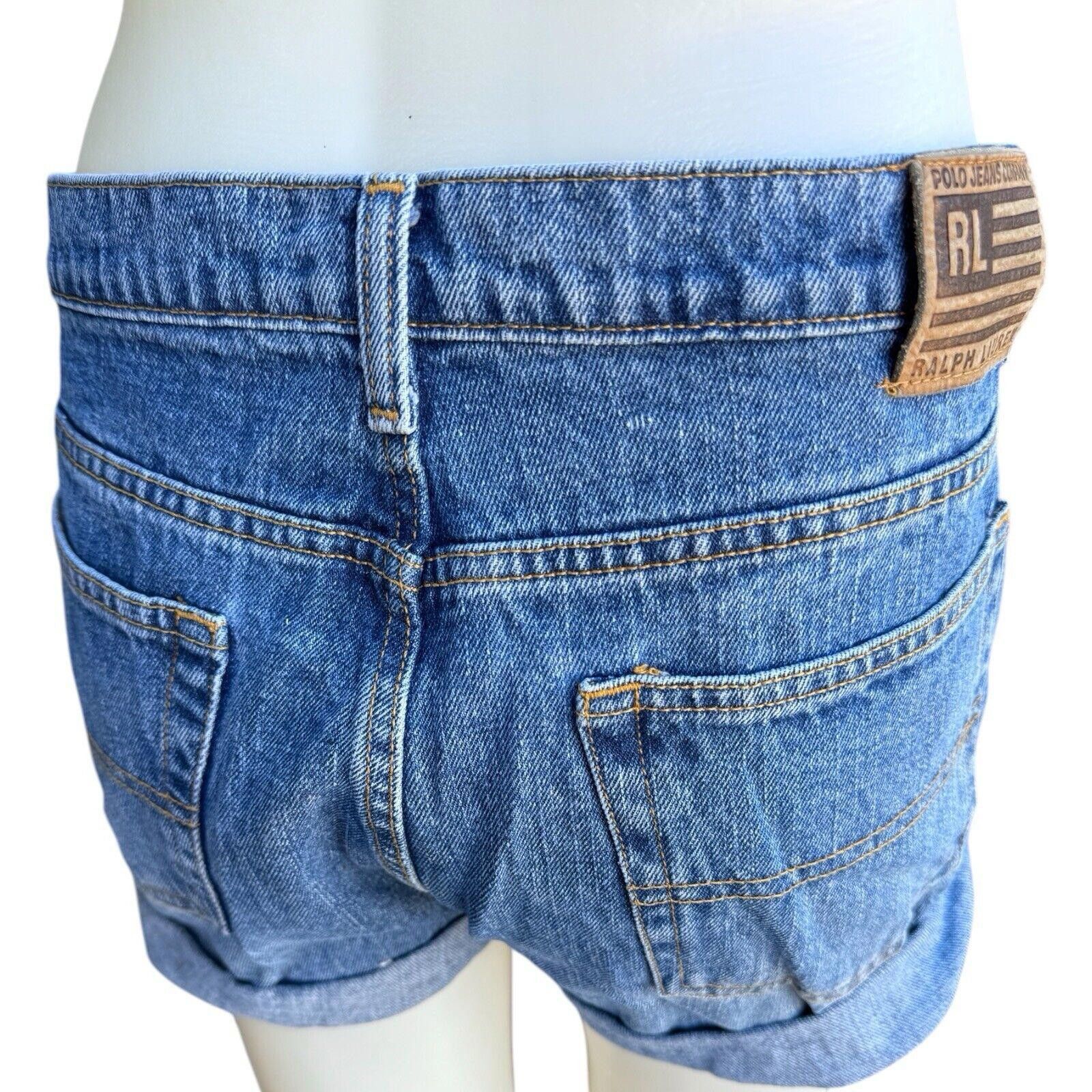Lauren Ralph Lauren Vtg Ralph Lauren Star Studded Cut Off Jean Shorts 14 W-33” Size 36" / US 14 / IT 50 - 7 Thumbnail