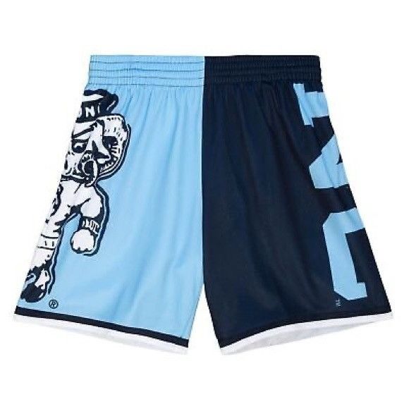 NWT MITCHELL & NESS NCAA BIG FACE FASHION SHORT 5.0 SZ M
