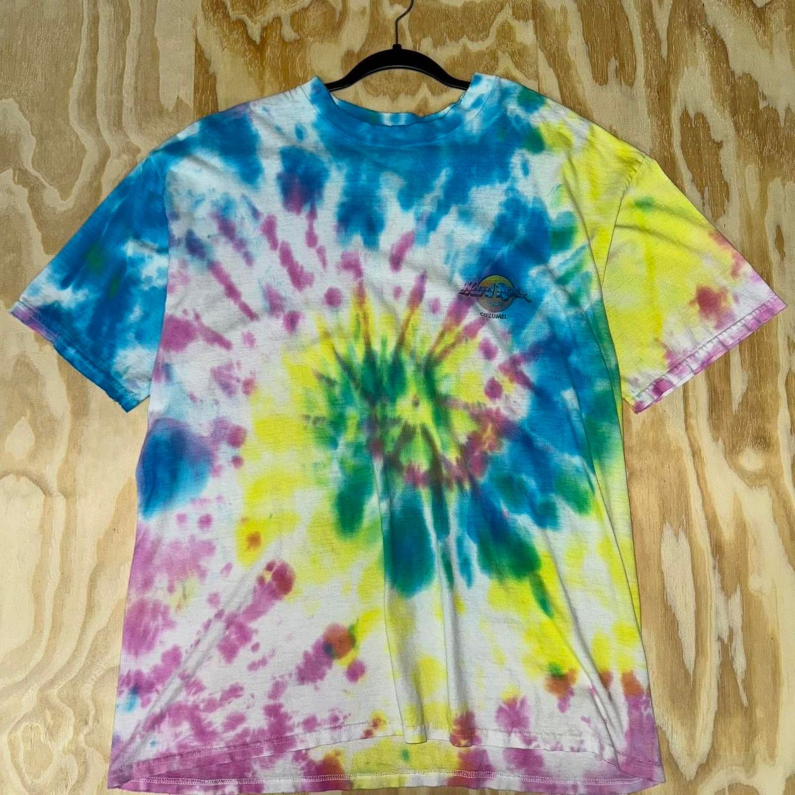 Hard Rock Cafe Vintage 1990s hard rock tie dye t-shirt Size US XL / EU 56 / 4 - 2 Thumbnail