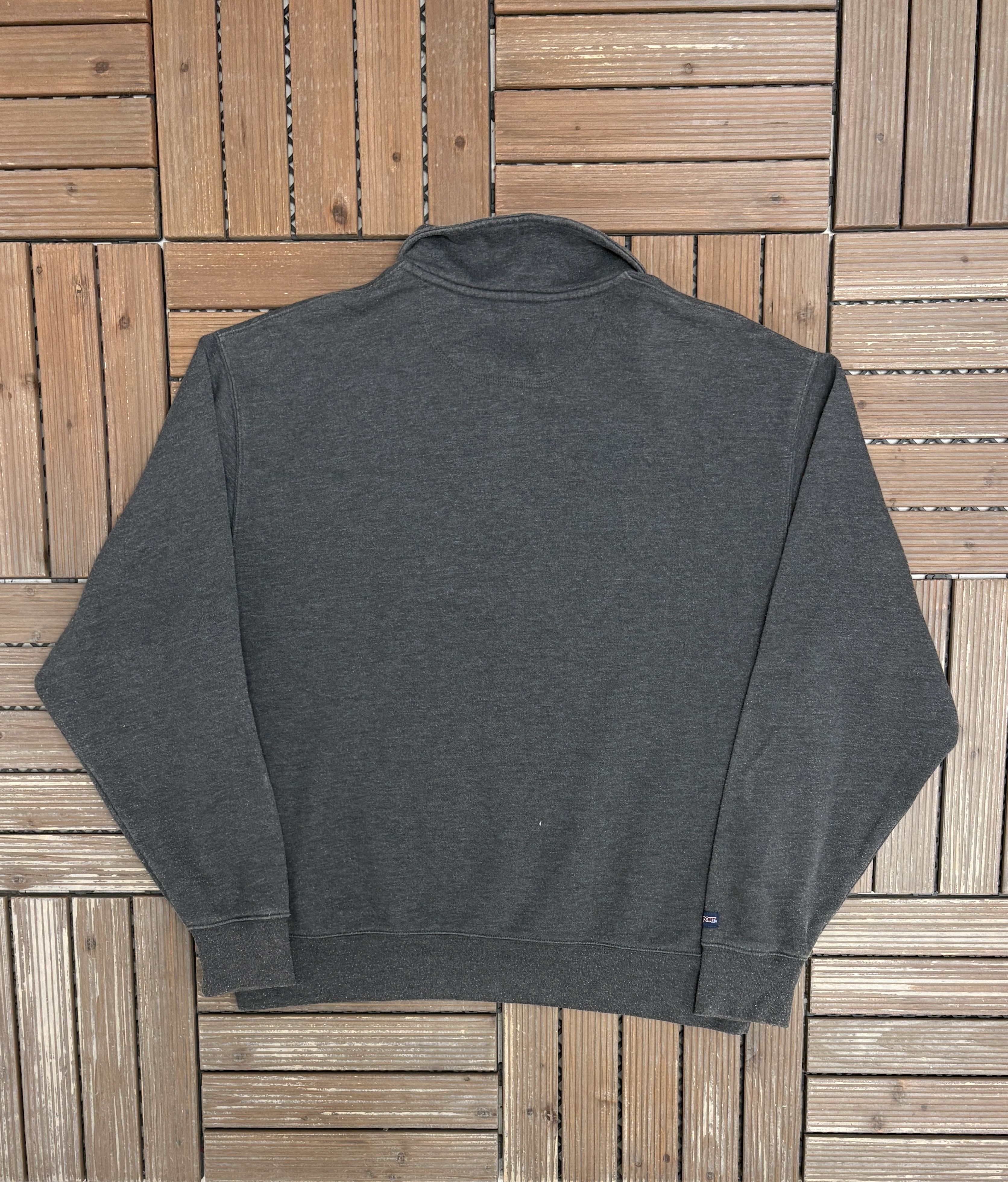Vintage Cornell Big Red Est. 1865 Vintage Grey Quarter Zip Sweater Size US L / EU 52-54 / 3 - 3 Thumbnail