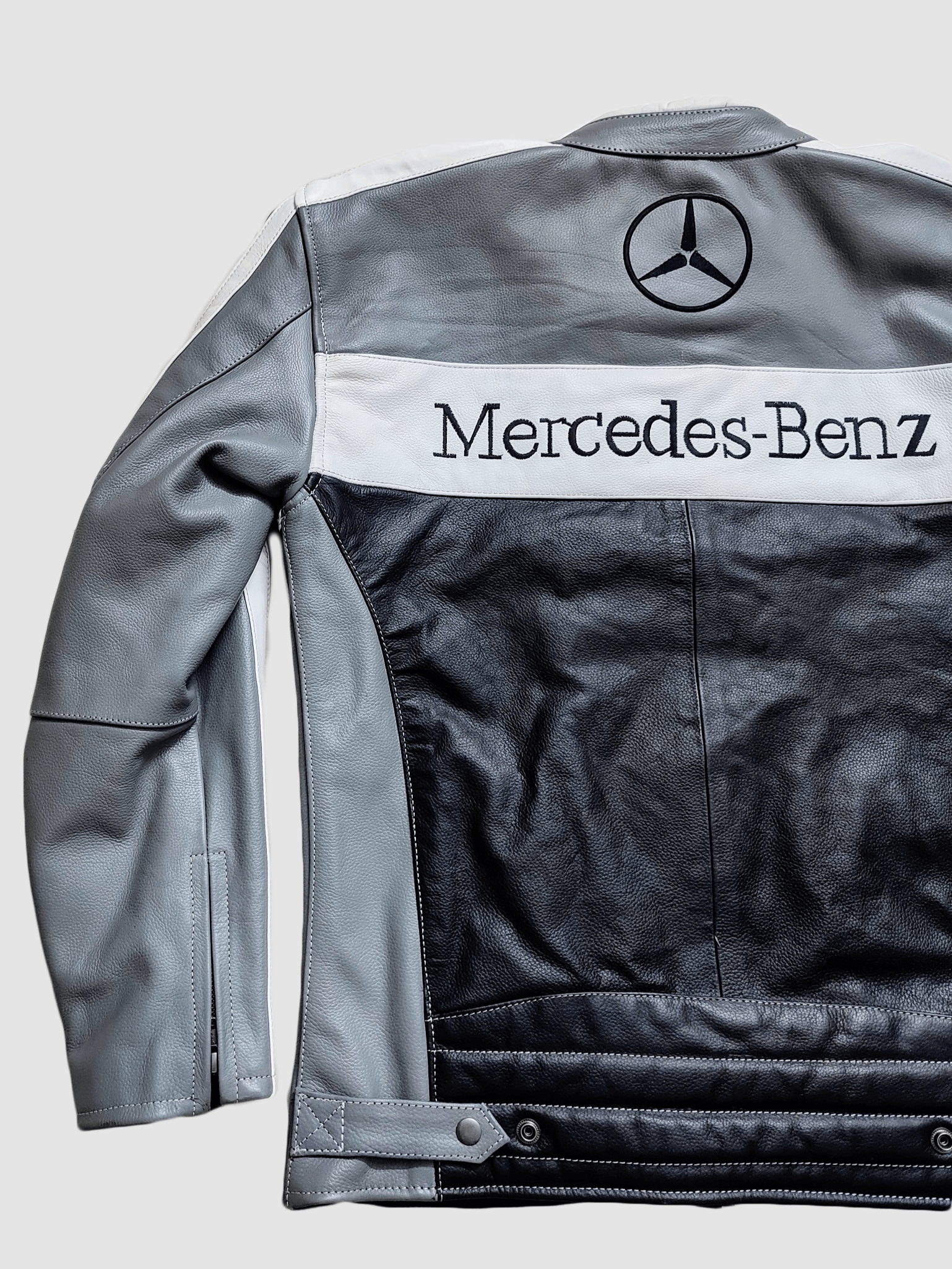 Mercedes-Benz 🔥 Mercedes X Mclaren 🔥 RACING LEATHER JACKET STREETWEAR Size US M / EU 48-50 / 2 - 8 Thumbnail