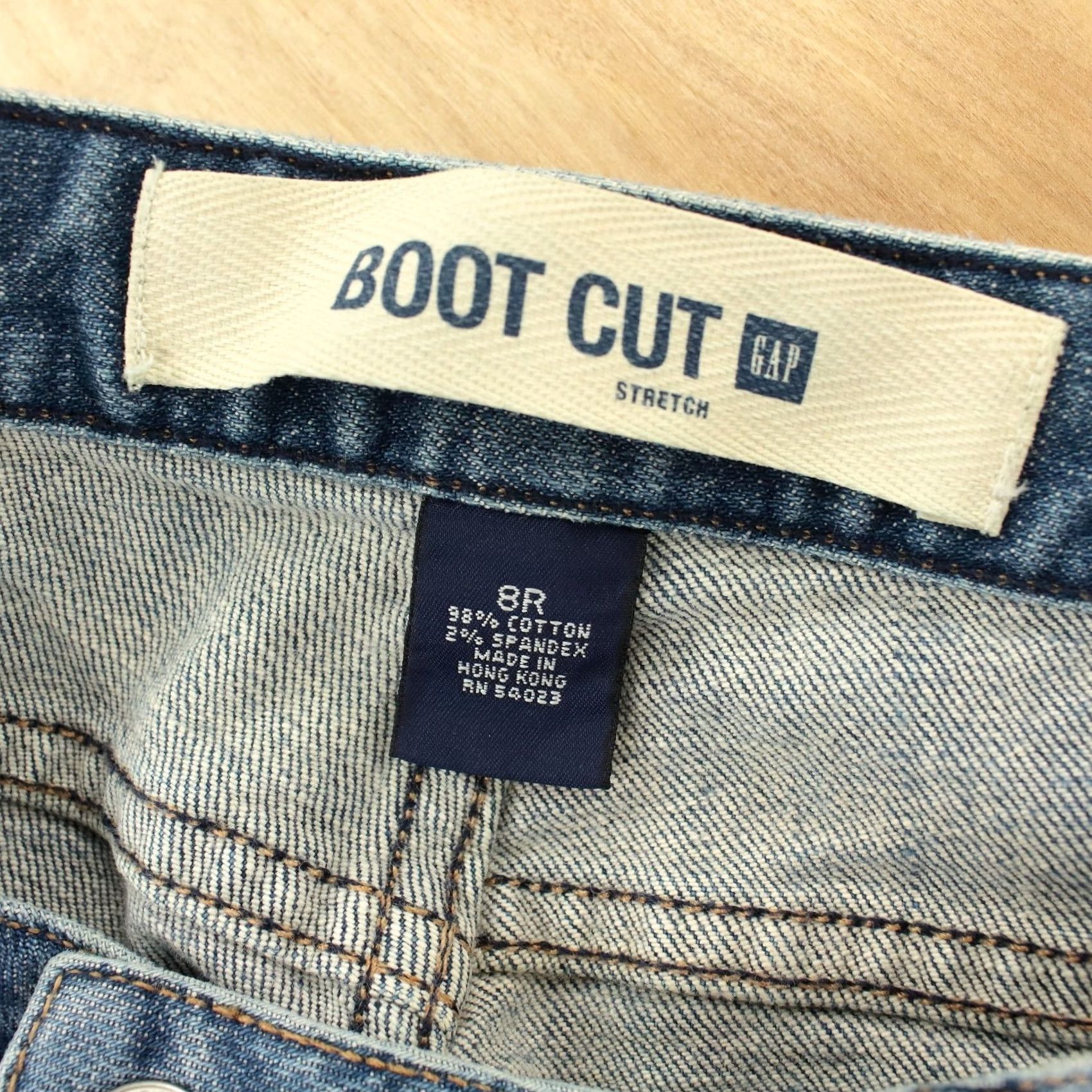 Gap VINTAGE GAP midrise bootcut stretch denim jeans 8 REG medium wash Womens Size 30" / US 8 / IT 44 - 5 Thumbnail