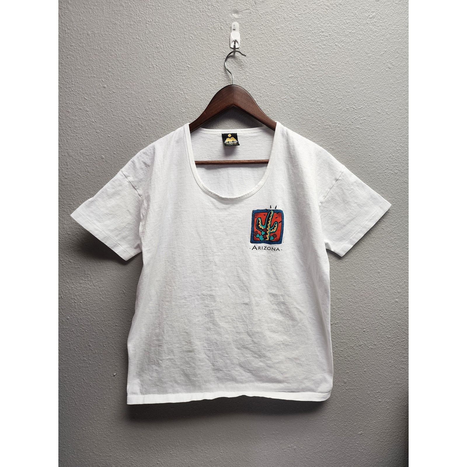 Vintage Vintage Womens Arizona Shirt Cactus Graphic Tee Top L Size L / US 10 / IT 46 - 1 Thumbnail
