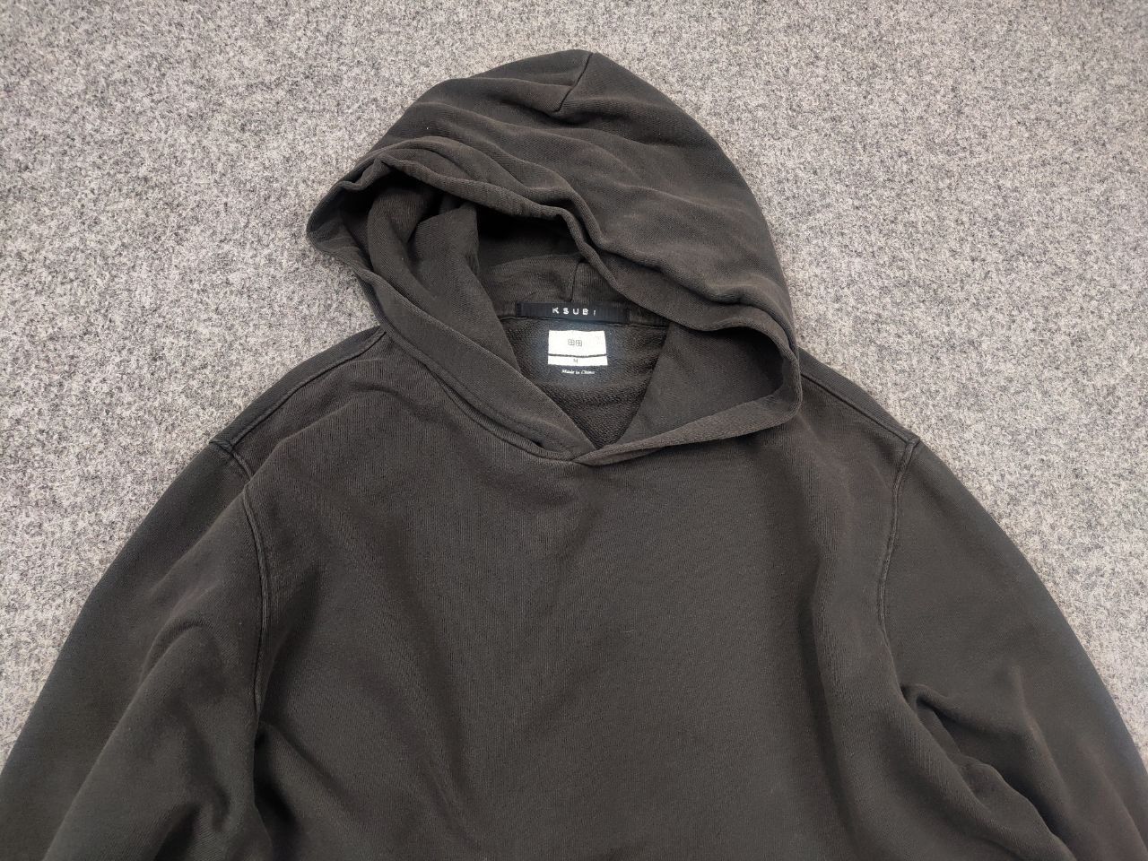 Ksubi Ksubi Japan Brink Black LIfe Gray Pocket Oversized Hoodie Size US M / EU 48-50 / 2 - 5 Thumbnail
