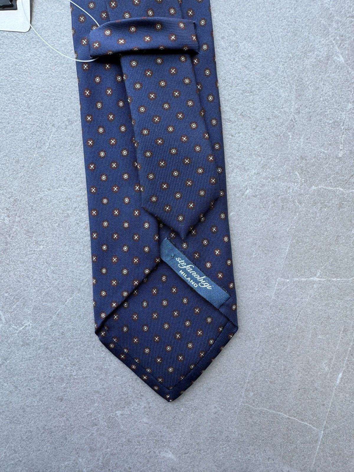 Other Stefanobigi Milano Italy Made Mens Ivy League Silk Neck Tie Size ONE SIZE - 6 Thumbnail