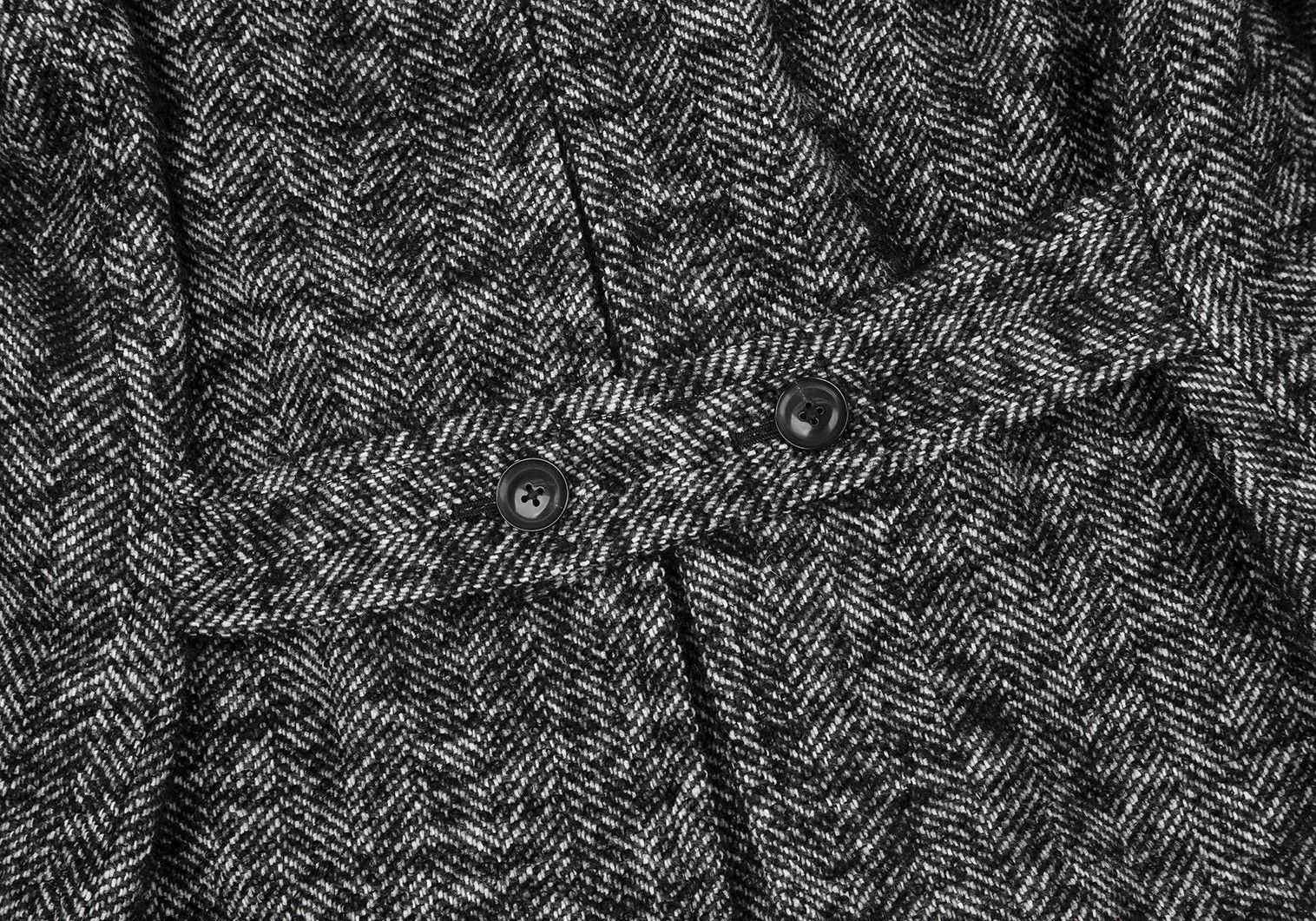 Kolor Mohair Blend Loop T Coat in Black Gray 1 Size US S / EU 44-46 / 1 - 14 Thumbnail