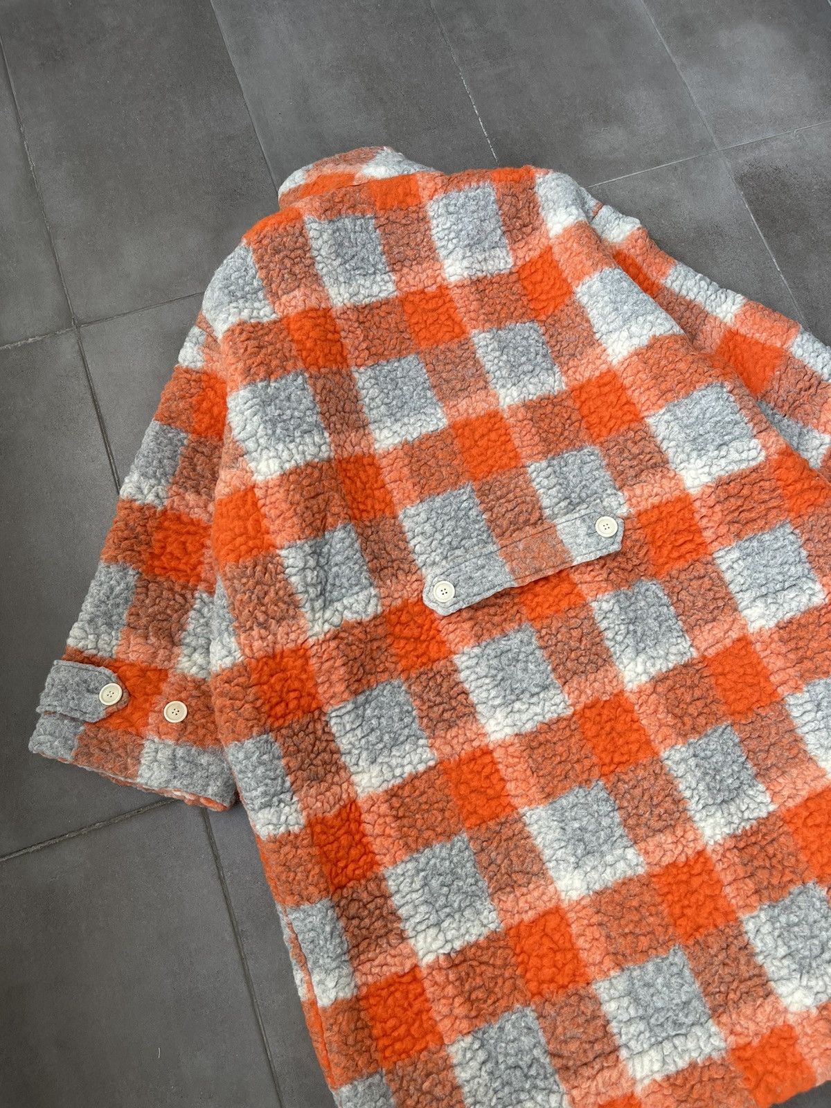Henrik Vibskov !DS! AW22 Henrik Vibskov Checkered Ahoy Long Coat Size US XL / EU 56 / 4 - 16 Thumbnail