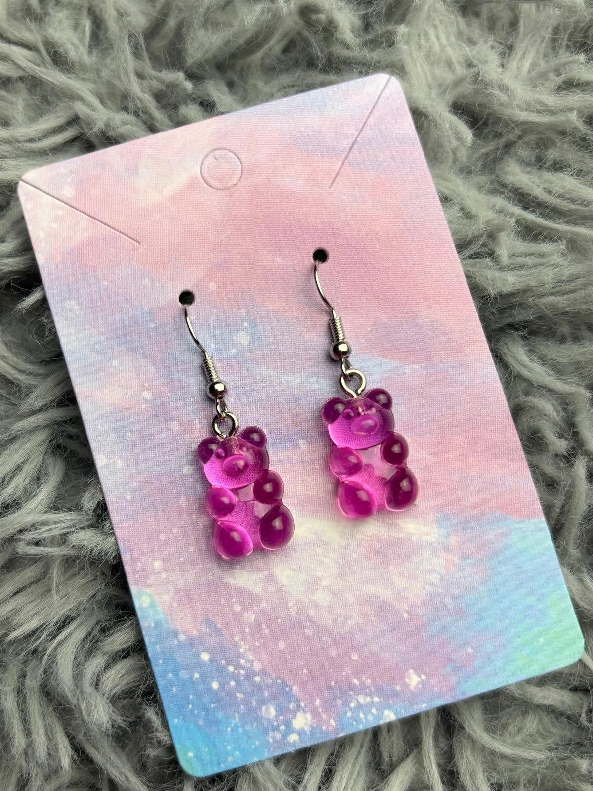 Handmade Gummy bear Earrings Size ONE SIZE - 1 Preview