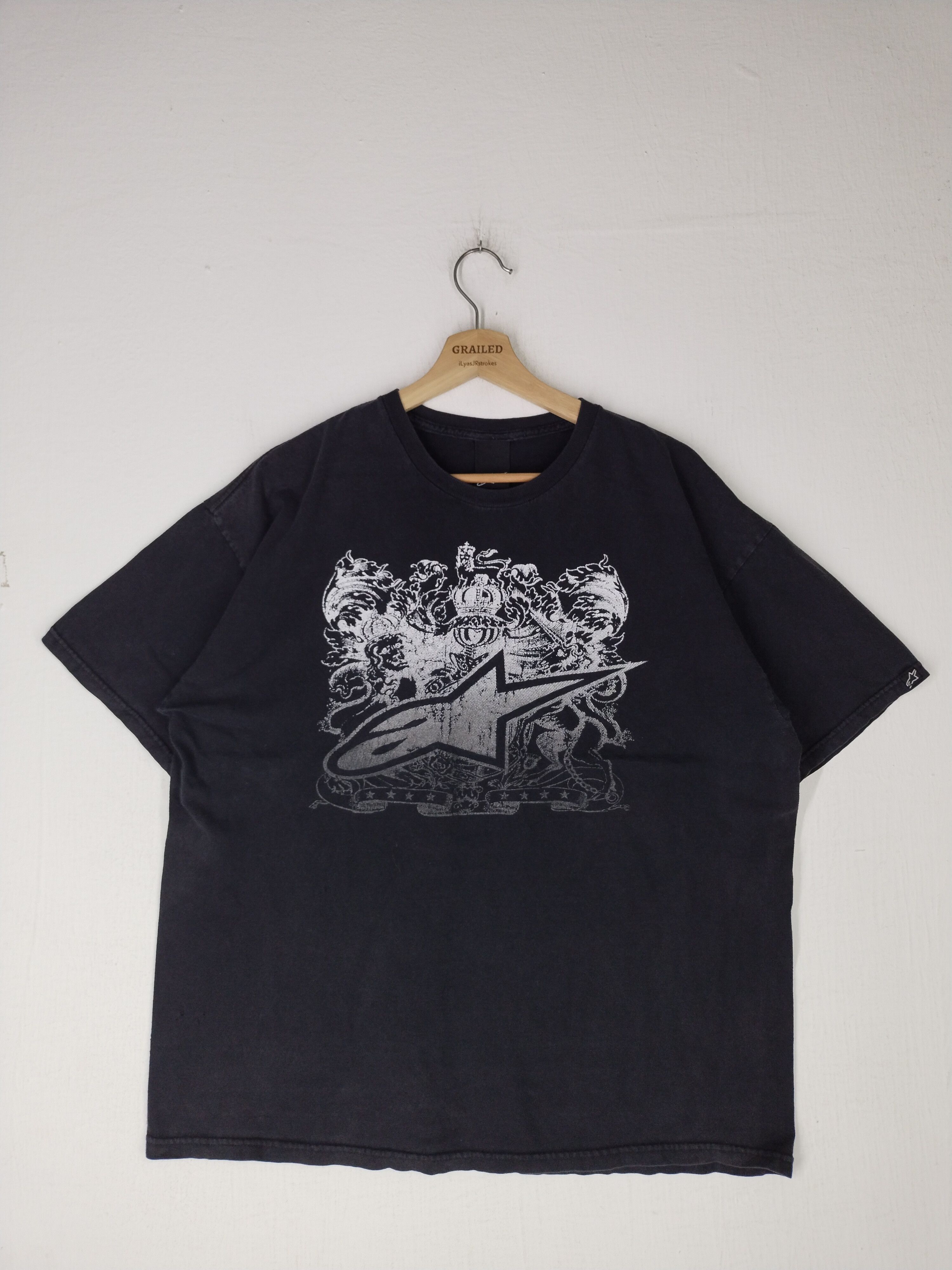 Alpinestars Vintage Alpinestars Shirt Tee Size US M / EU 48-50 / 2 - 1 Thumbnail