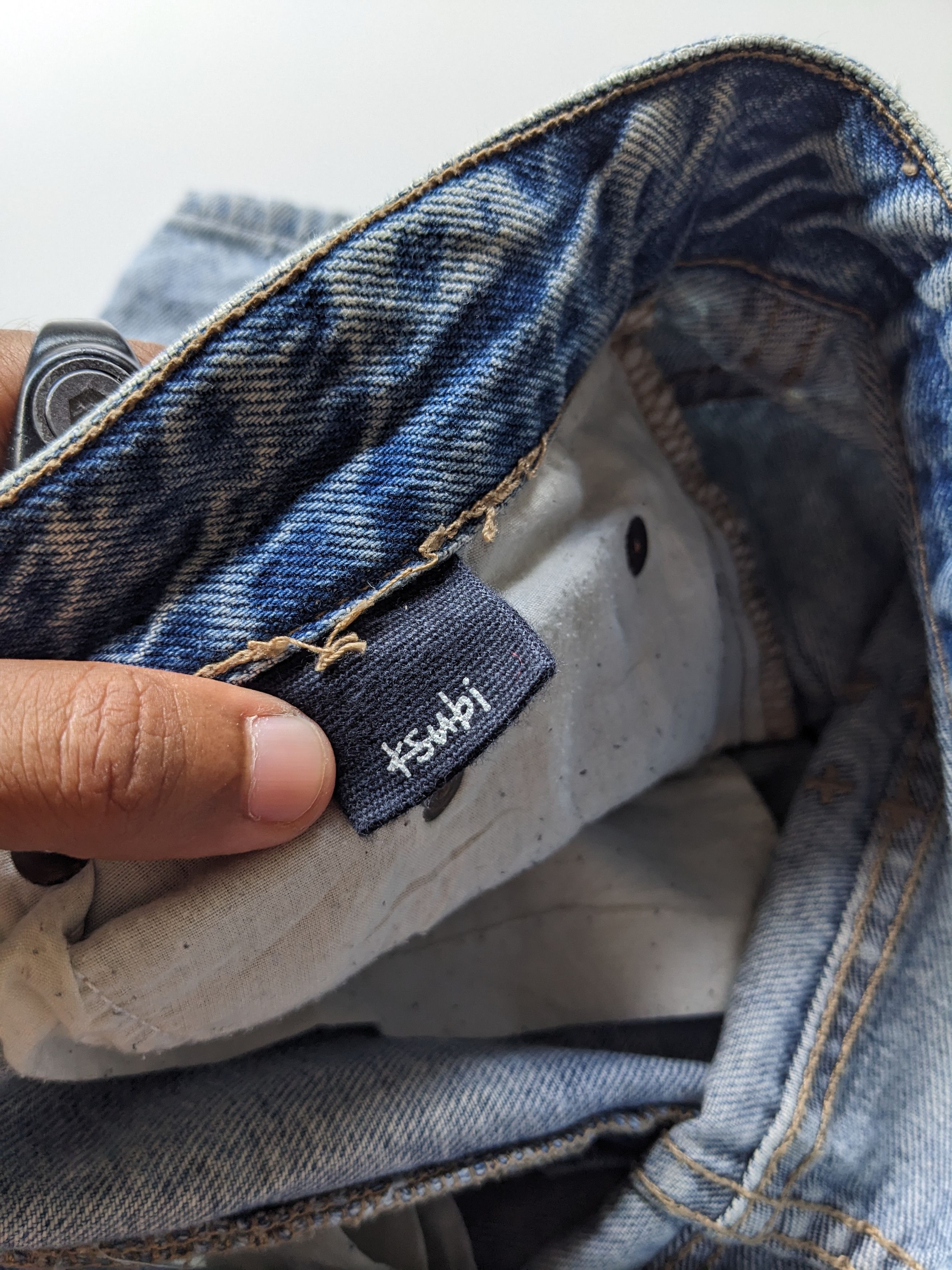 Ksubi Ksubi Bullet Tru Blue ripped jeans Size US 31 - 9 Thumbnail