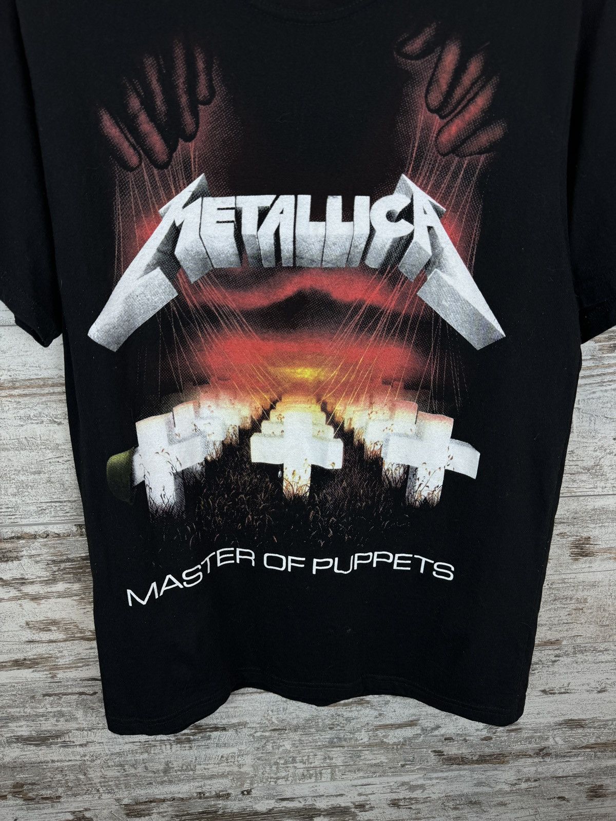 Band Tees × Metallica × Vintage Mens Vintage Metallica T-shirt rock band tee rare Size US L / EU 52-54 / 3 - 4 Thumbnail
