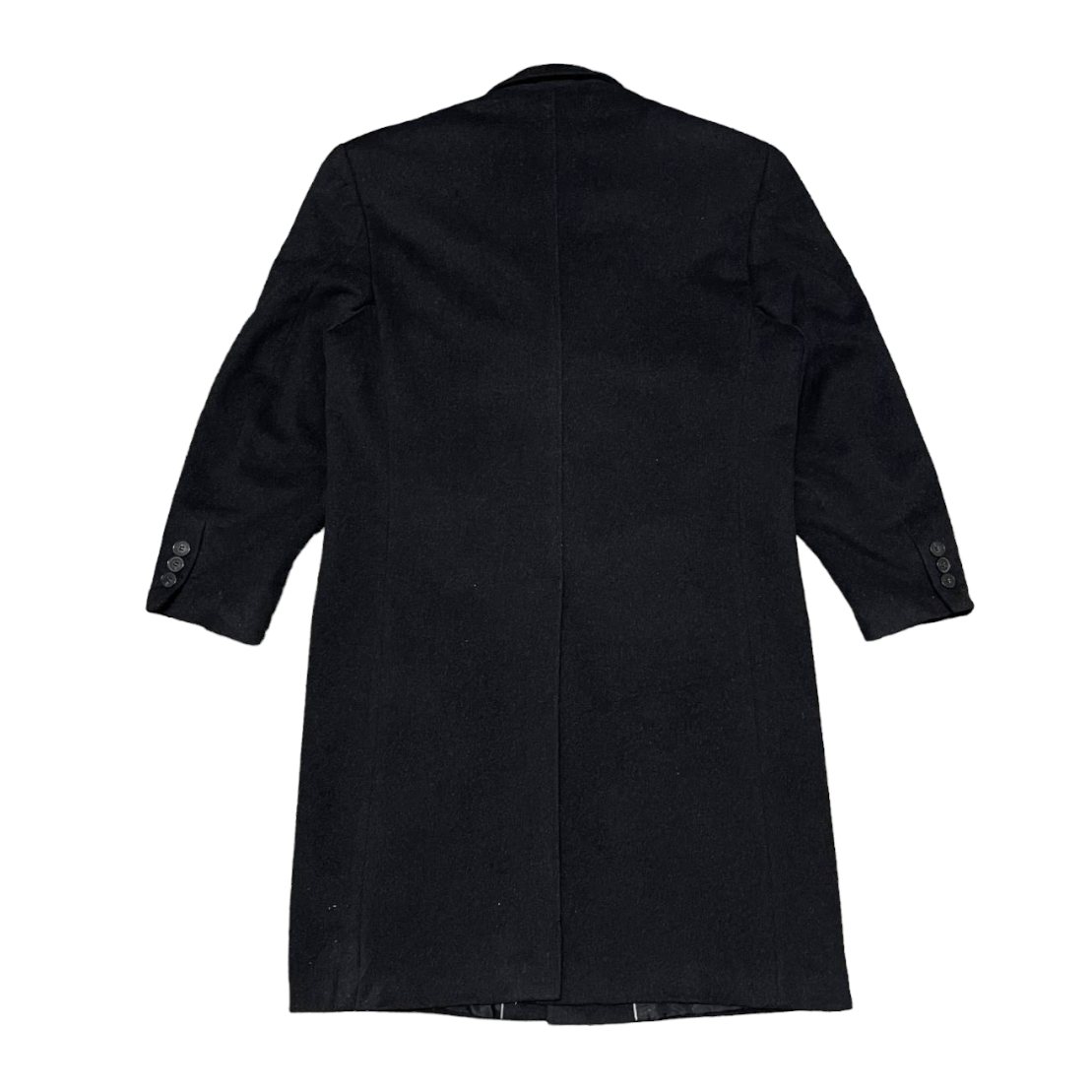 Japanese Brand Vintage Ron Bennett Luxury Wool Cashmere Overcoat Size US L / EU 52-54 / 3 - 13 Thumbnail