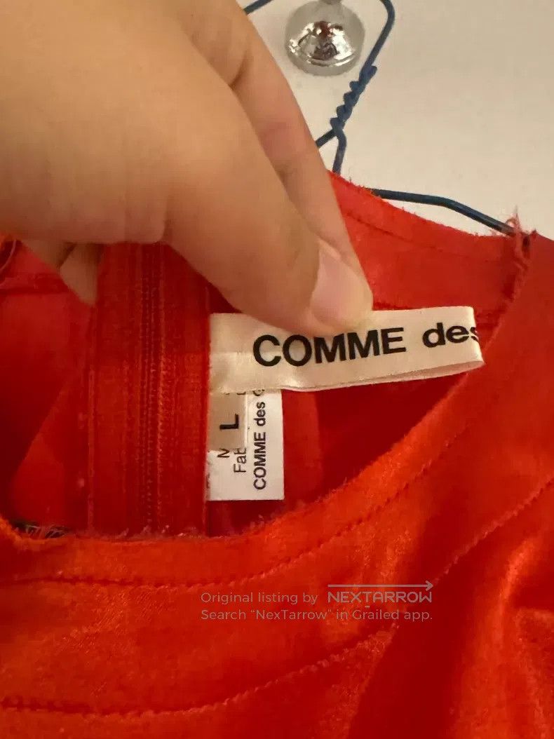 Comme des Garcons Comme des Garcons Red size L silk-like sleeveless top Size L / US 10 / IT 46 - 2 Thumbnail