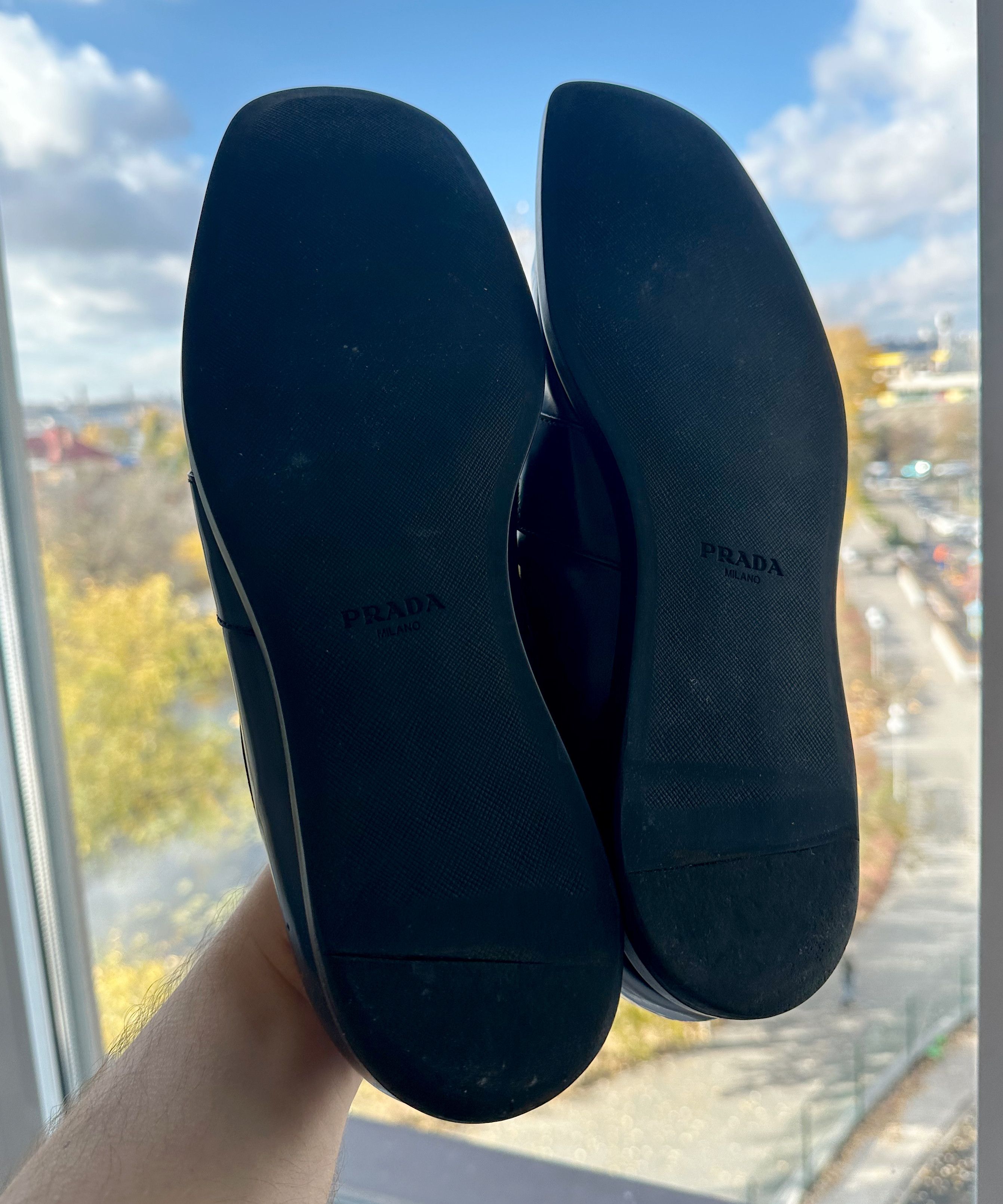 Prada PRADA Shoes Two Toned Square Toe Loafers Blue Sneakers Size US 8.5 / EU 41-42 - 8 Thumbnail