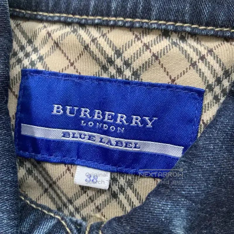 Burberry Burberry Women's Blue Cotton Jacket. Size M / US 6-8 / IT 42-44 - 6 Thumbnail