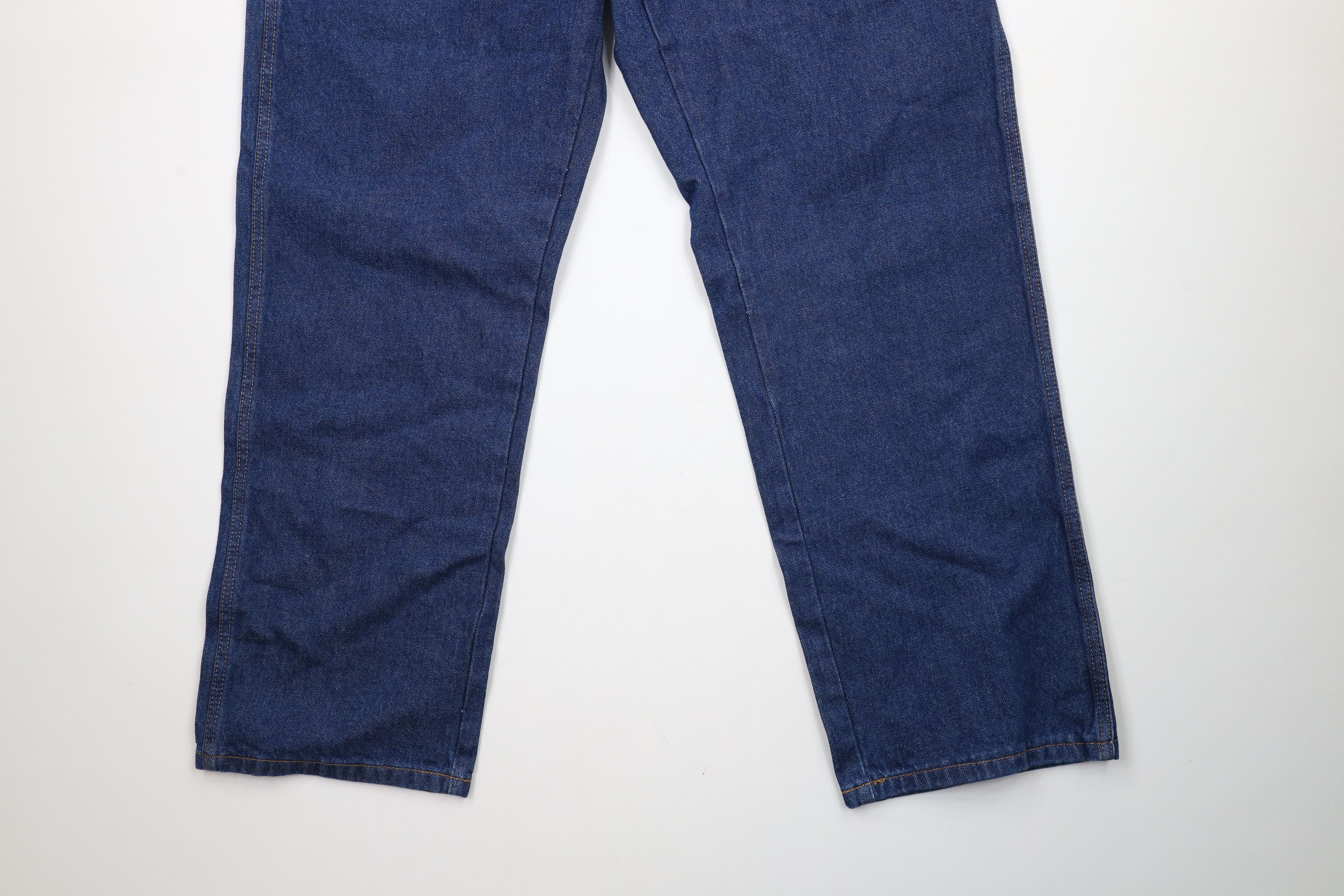 Dickies × Vintage Deadstock Y2K Dickies Out Wide Leg Denim Jeans Blue Cotton Size US 38 / EU 54 - 4 Thumbnail