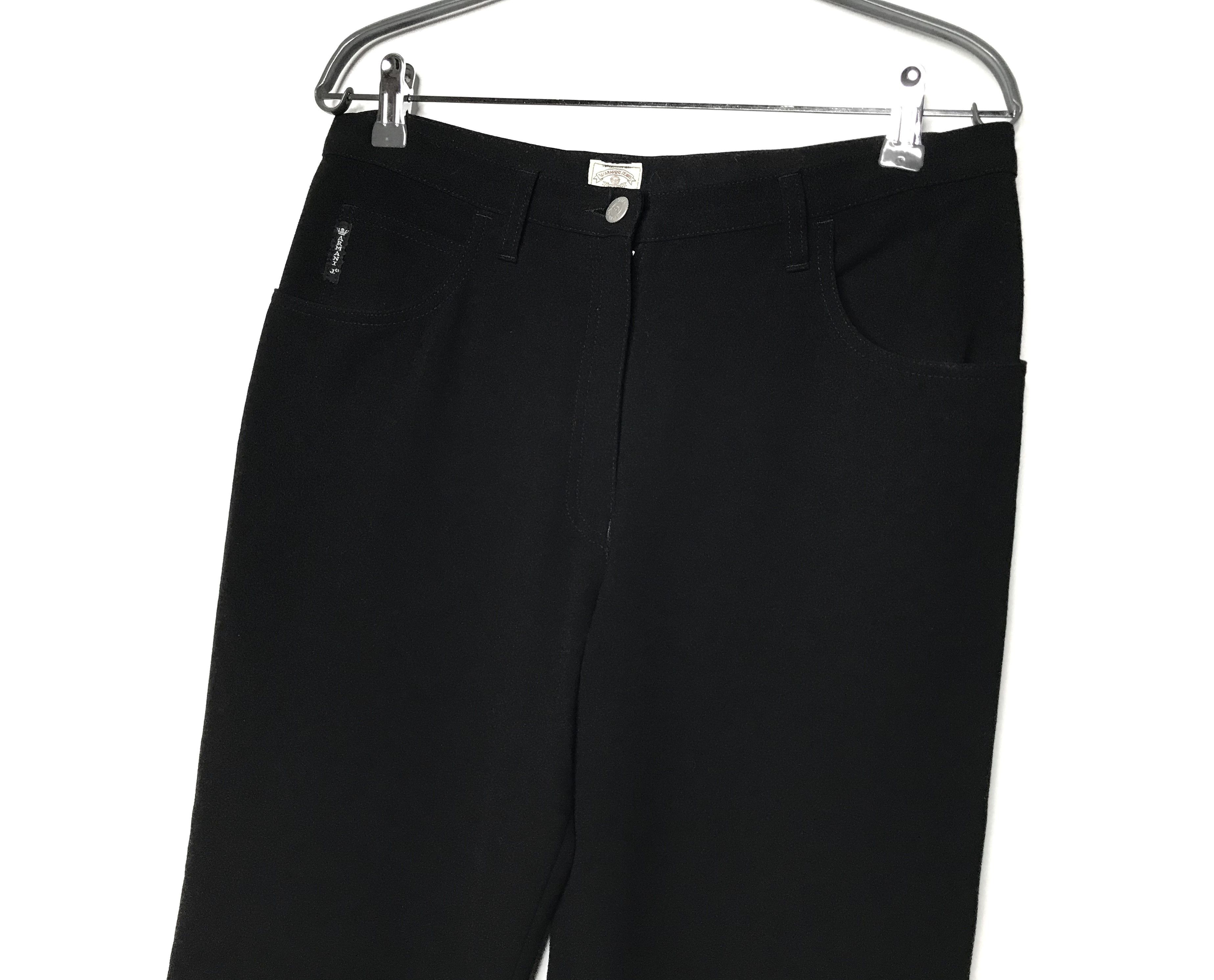 Armani Armani Jeans Trousers Wool Men's Sz 32 Black Size US 32 / EU 48 - 3 Thumbnail