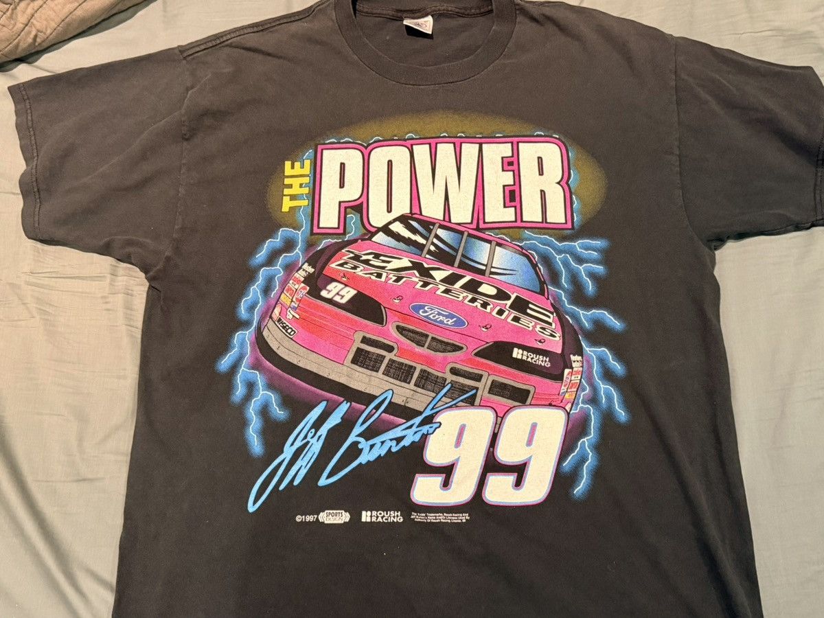 Vintage Vintage 1997 Pink Power Racing Shirt Size US XL / EU 56 / 4 - 1 Thumbnail